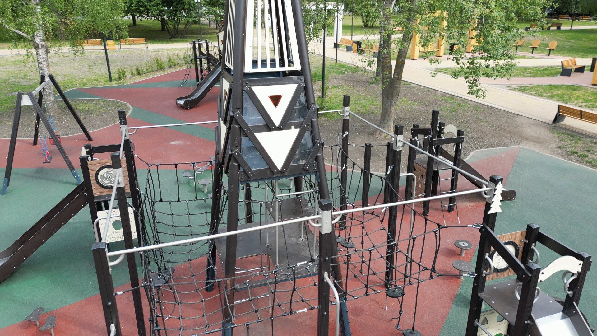 видео с коптера, ивантеевка, дети,