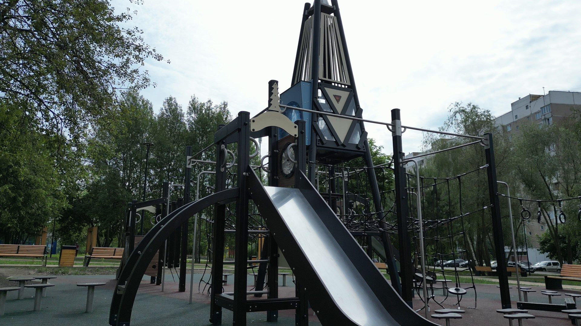 видео с коптера, ивантеевка, дети,