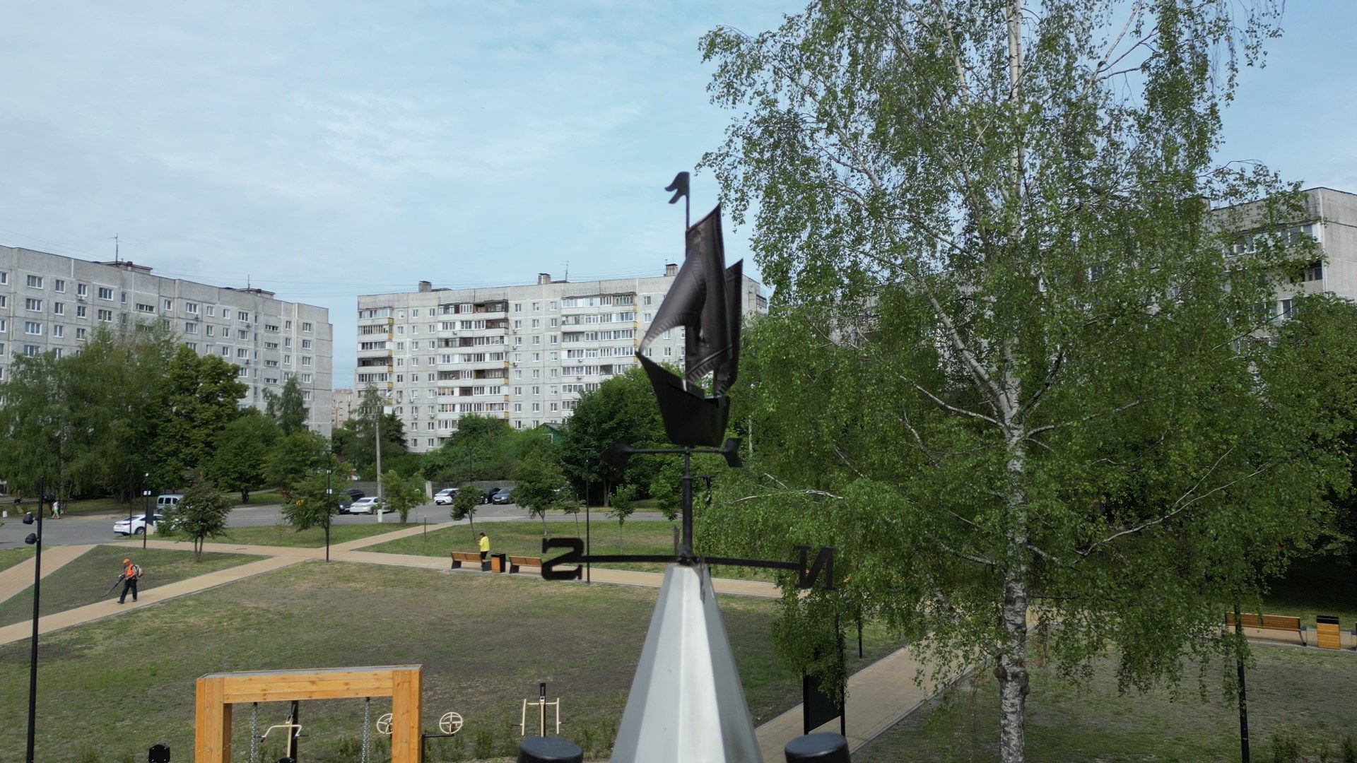 видео с коптера, ивантеевка, дети,