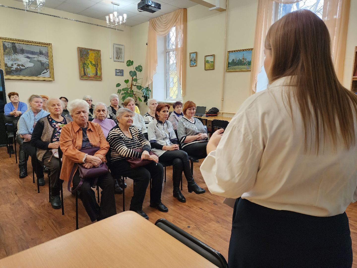 раменское, медицина, Раменская больница, школа здоровья Раменской больницы, занятие в раменской центральной библиотеке,