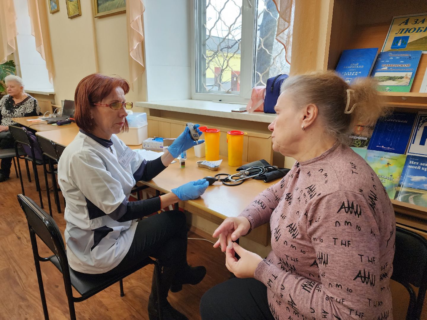 раменское, медицина, Раменская больница, школа здоровья Раменской больницы, занятие в раменской центральной библиотеке,