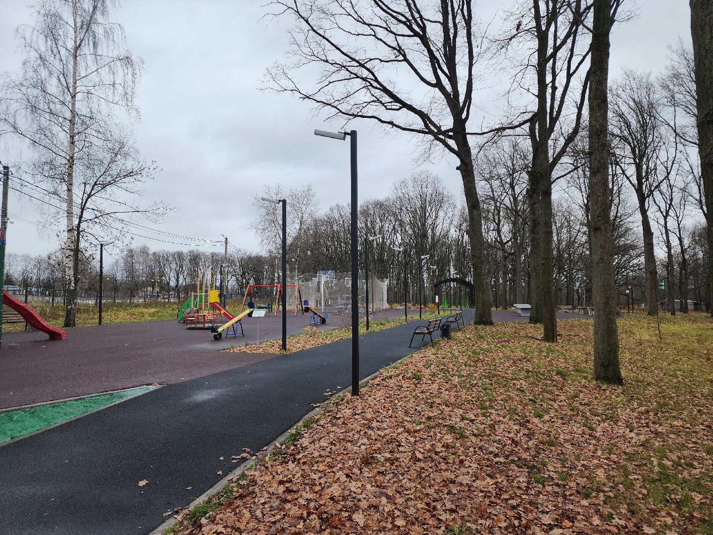 кашира, ожерелье, пкио дубовая роща, парк, благоустройство, освещение, дорожки,