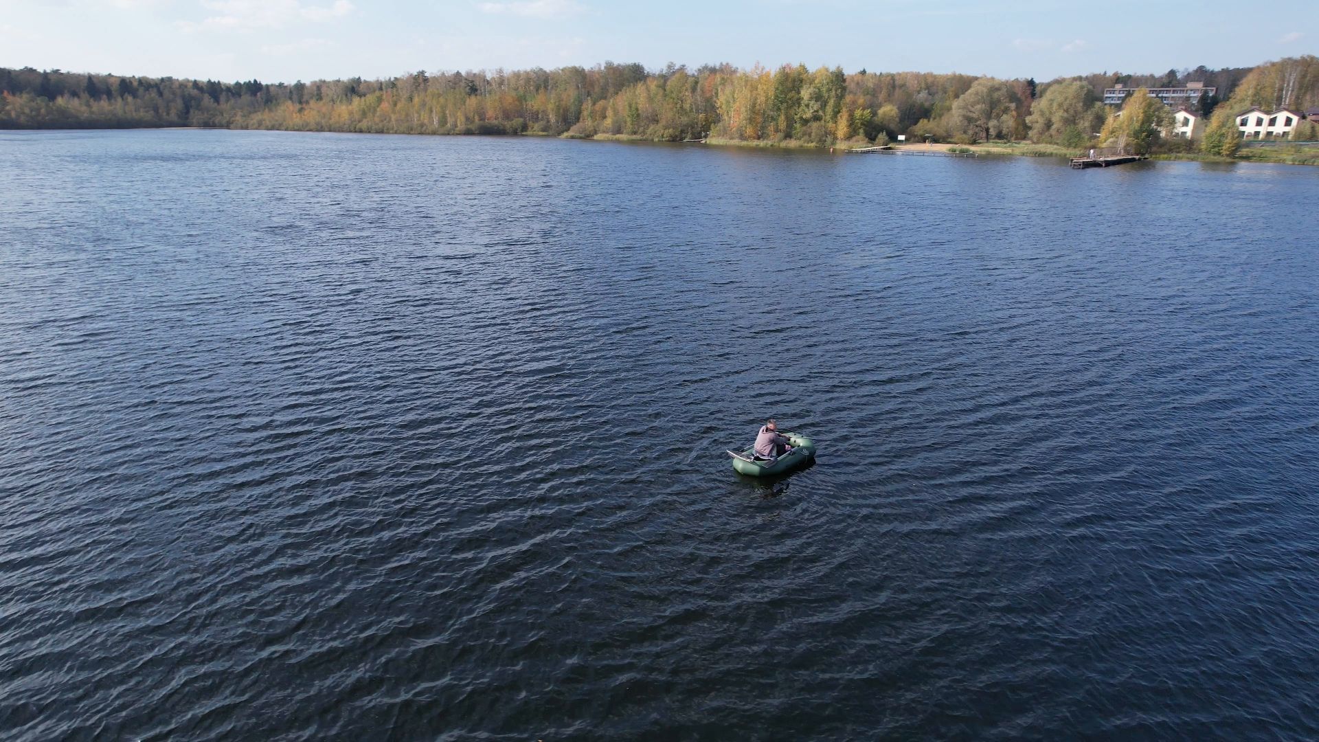 Фрязино, видео с коптера, озеро, пляж,