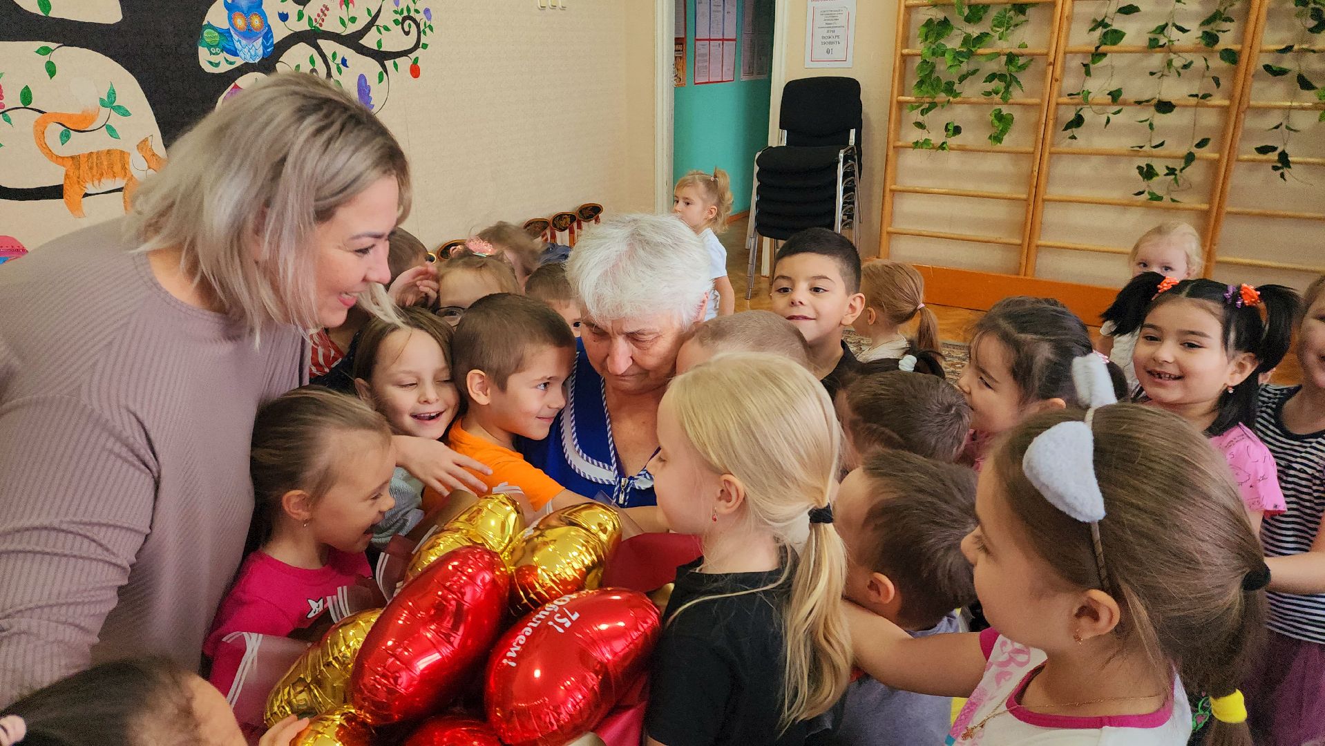 шатура, 56 лет на одном месте, юбилей, 75 лет, левошево, детский сад, городской округ люди,