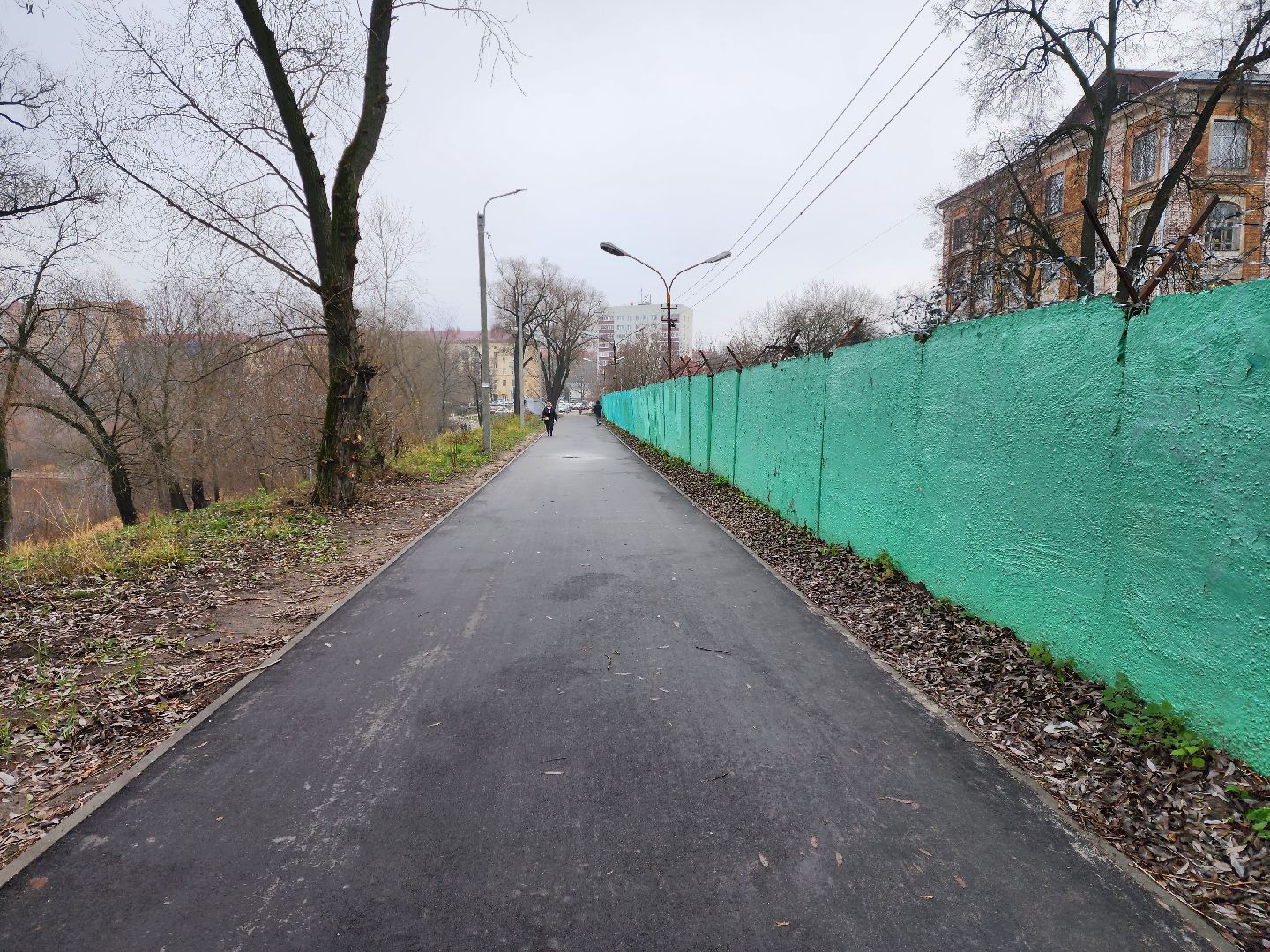 раменское, благоуйстройство, пешеходная дорога от Карла Маркса до Махова,