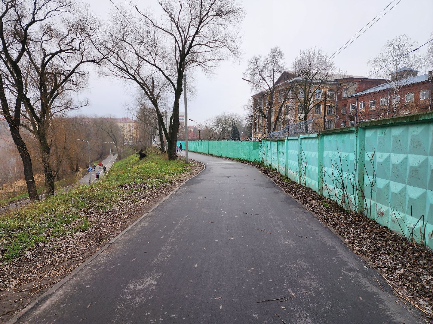 раменское, благоуйстройство, пешеходная дорога от Карла Маркса до Махова,