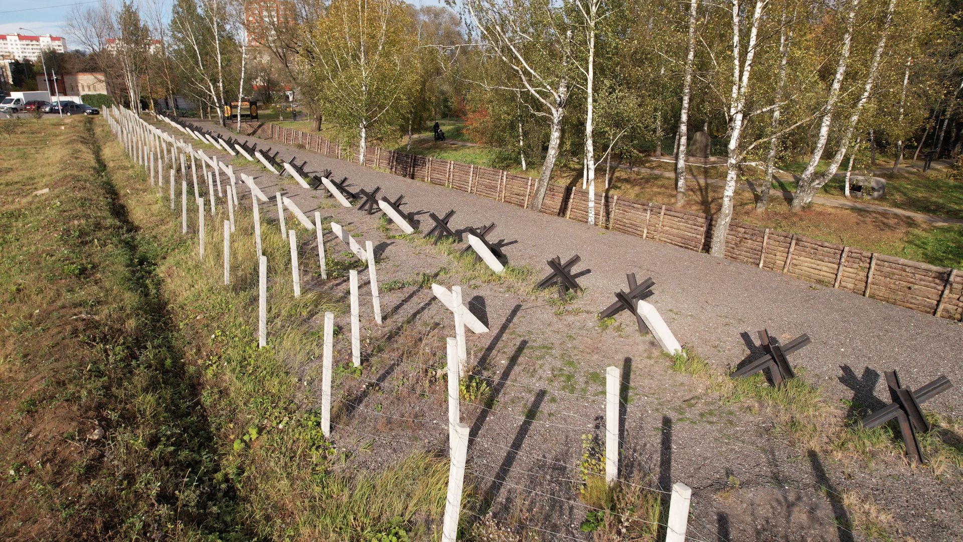 видео с коптера, Лобня, вов, памятник,