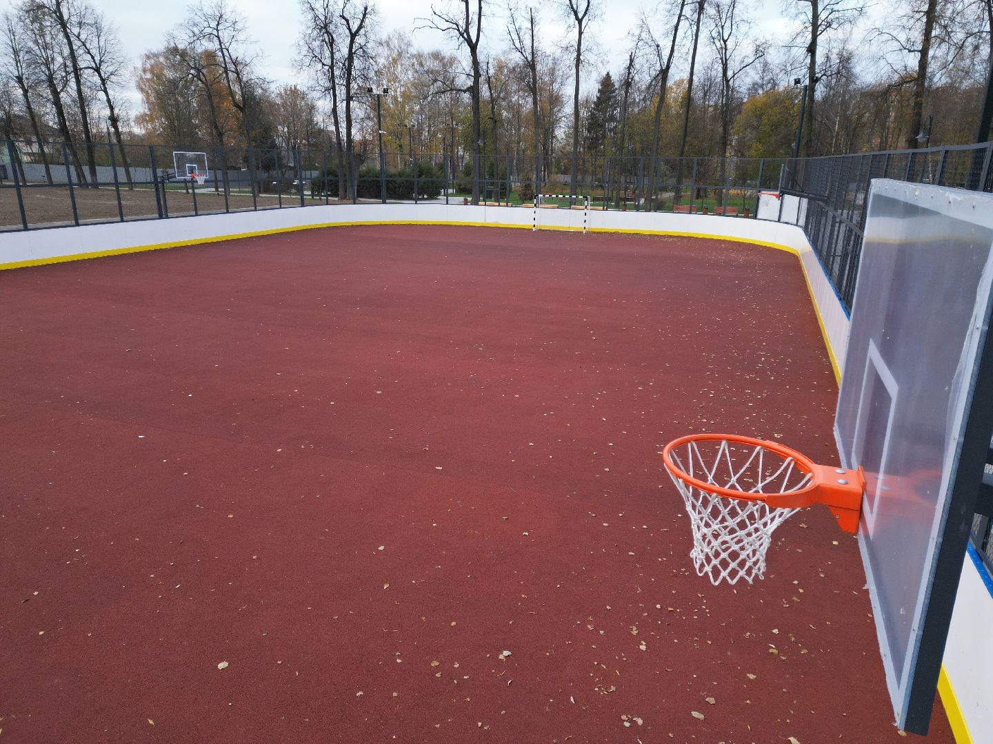 видео с коптера, Лобня, парк, благоустройство,