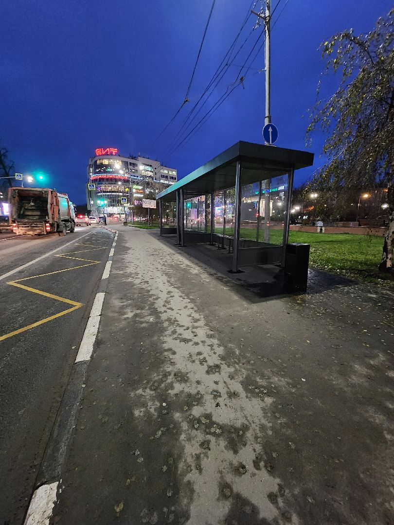 пушкино, остановка, благоустройство,