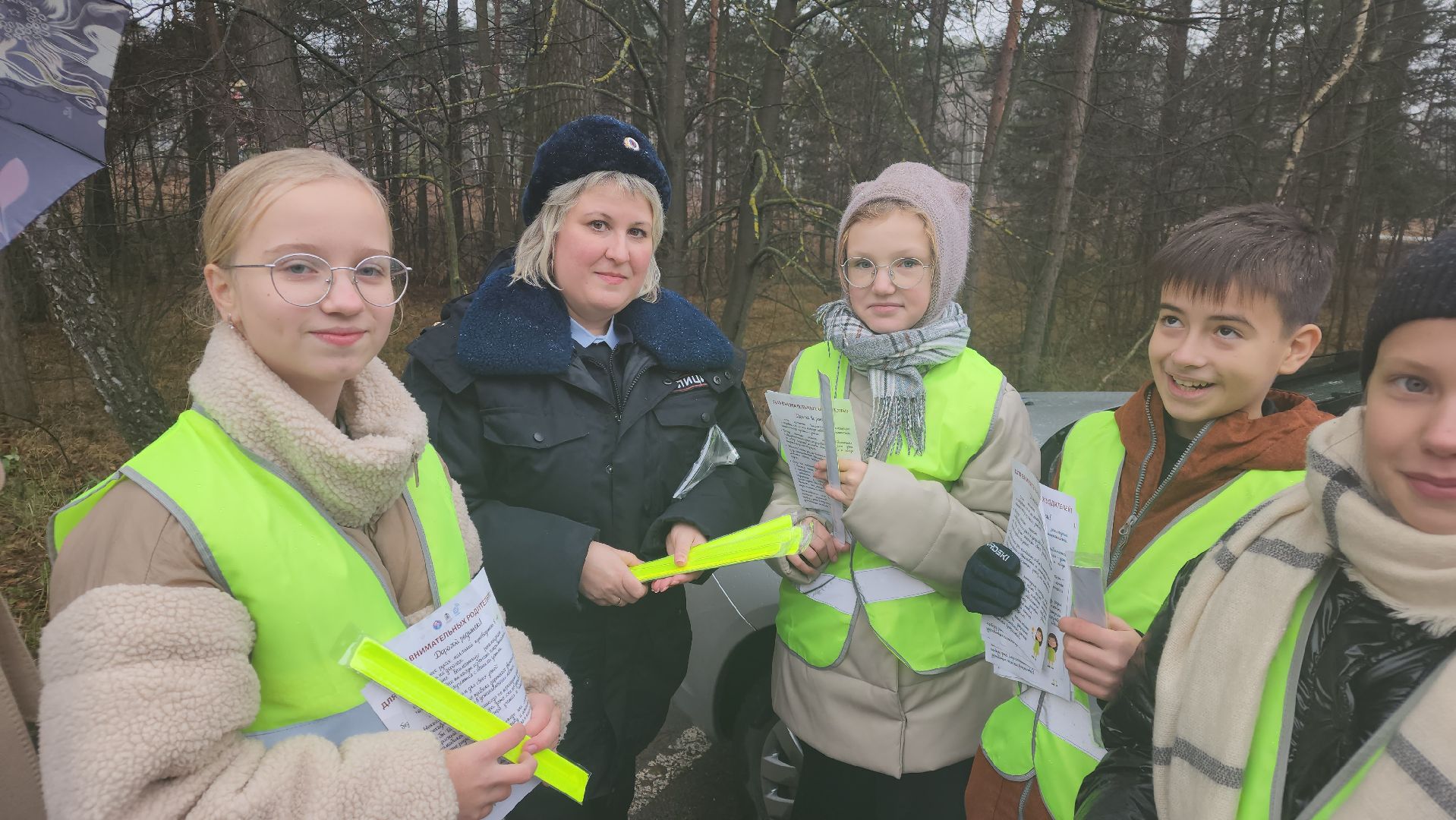 протвино, госавтоинспекторы, госавтоинспекция, ЮИД, акция, Уступи дорогу пешеходу,