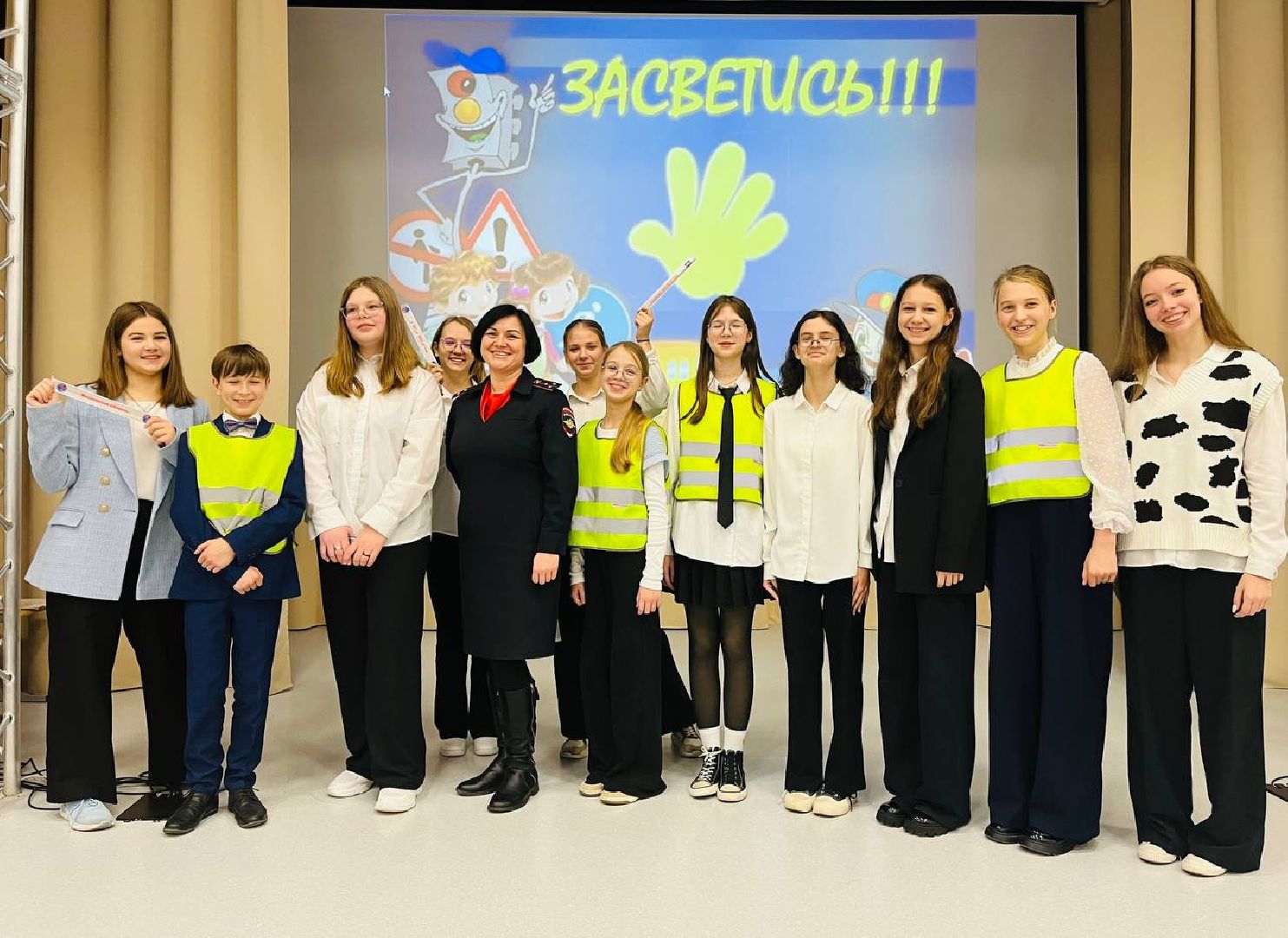 акция,флешмоб, безопасность, фликер, ПДД,