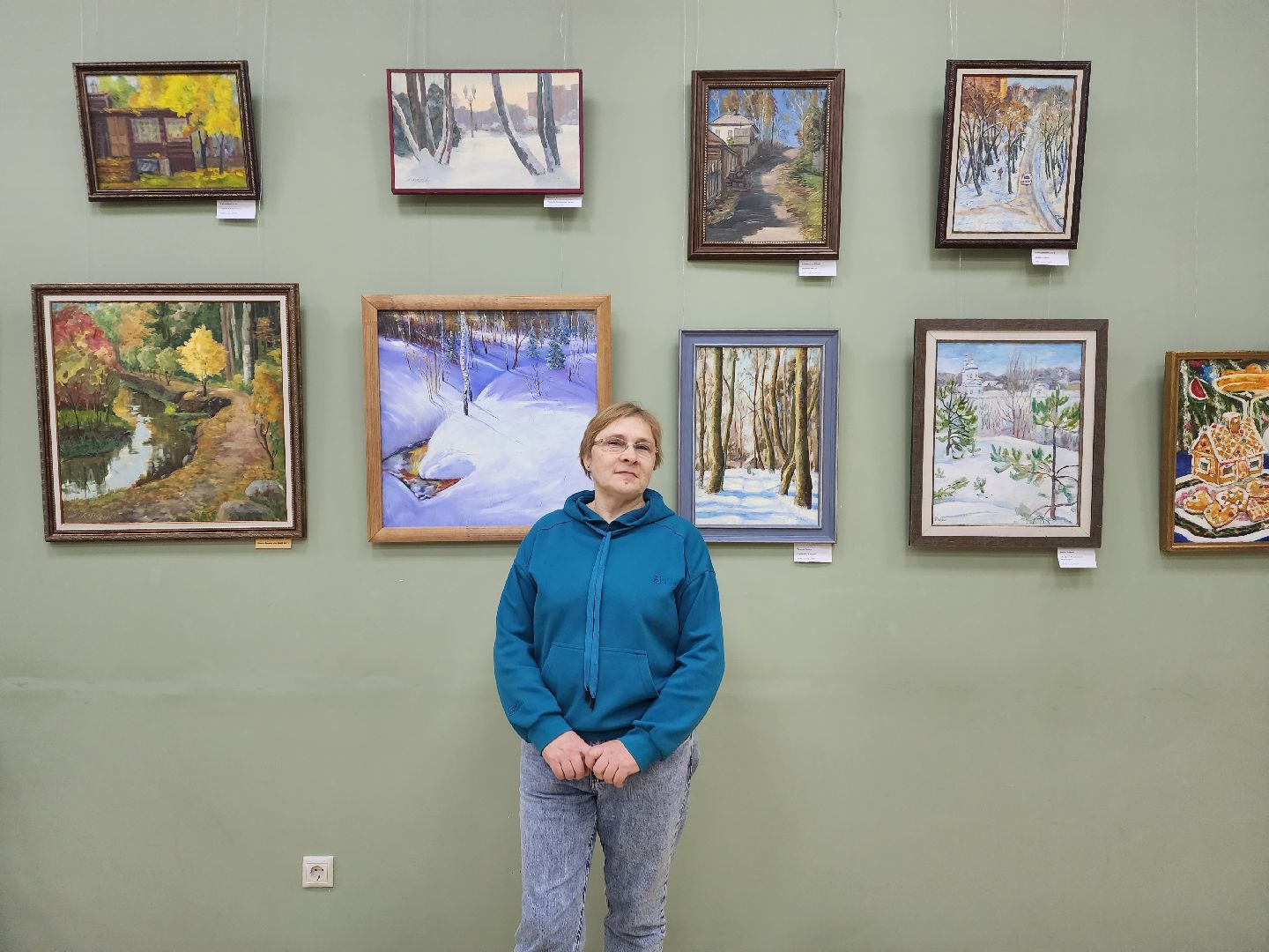 пушкино, рождество, художники,