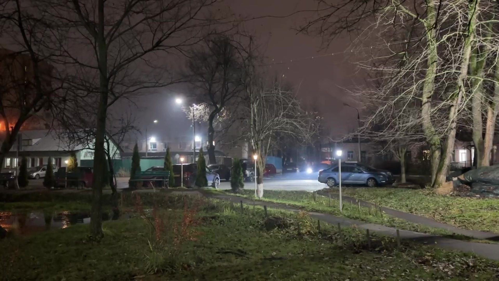 Реутов, медицина, больница, освещение, фонари, лампы,