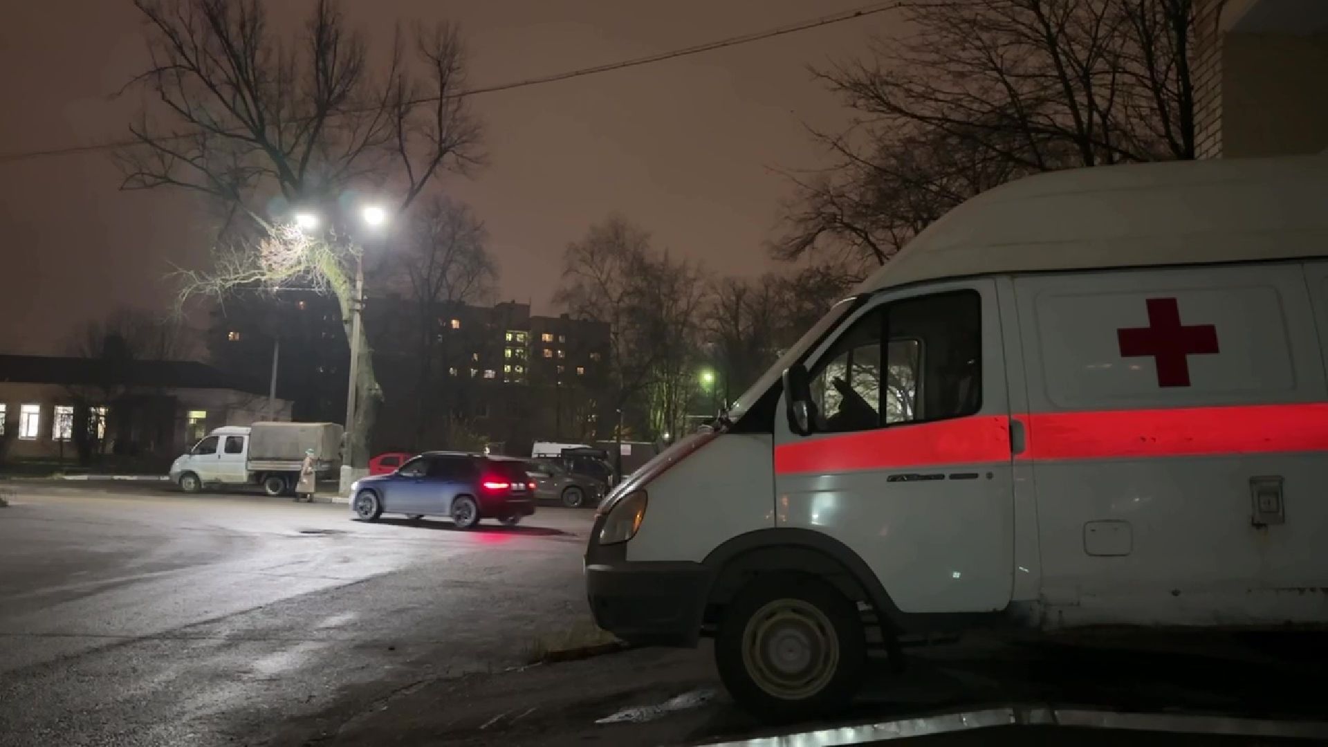 Реутов, медицина, больница, освещение, фонари, лампы,