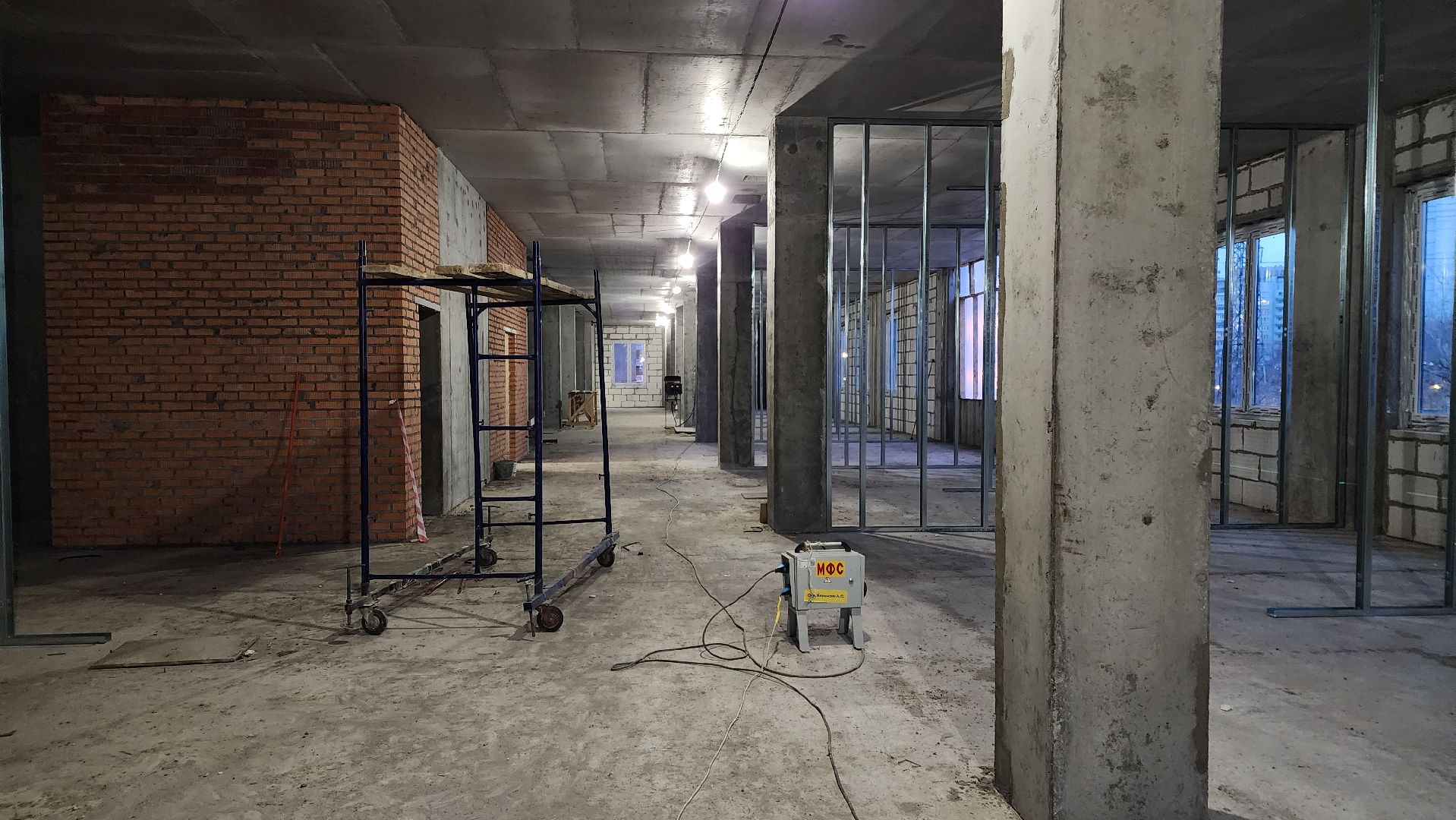 строительство, поликлиника,