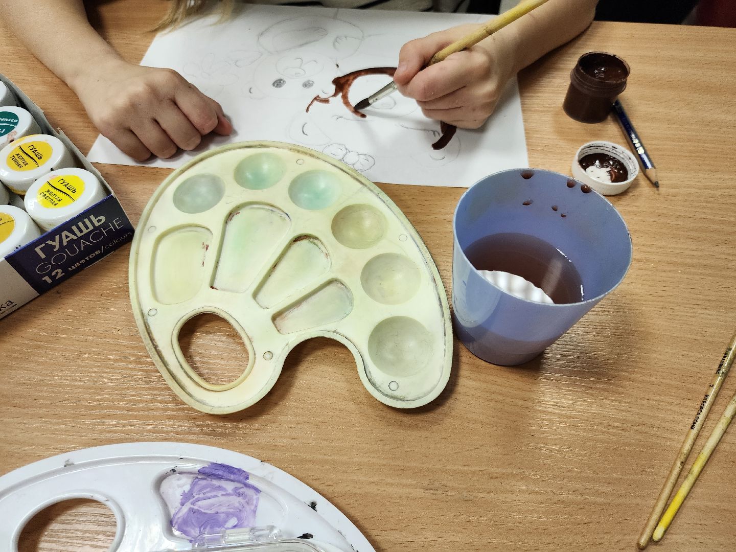 Звенигород, Благотворительность, Мастер-класс по живописи,