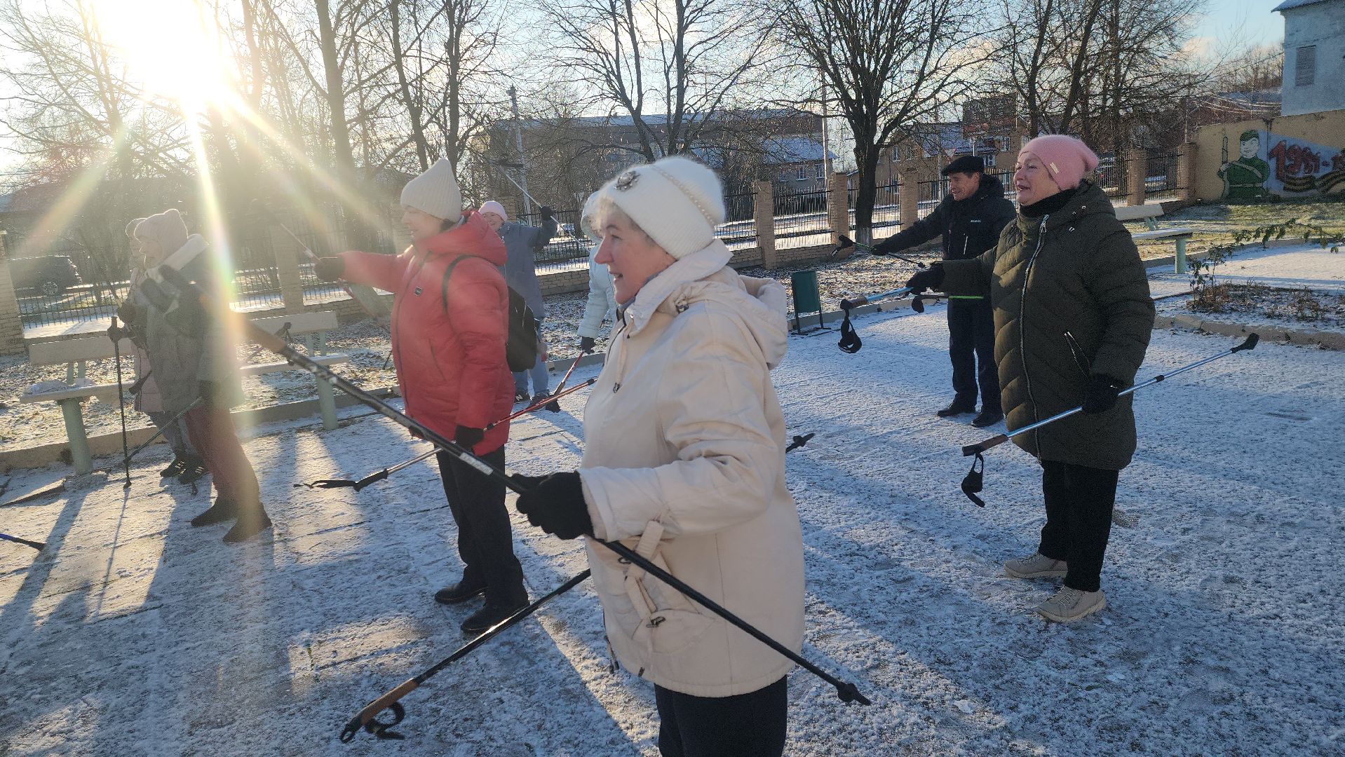 активное долголетие, северная ходьба, серебряный возраст, руза, рузский городской округ, московская область, подмосковье,
