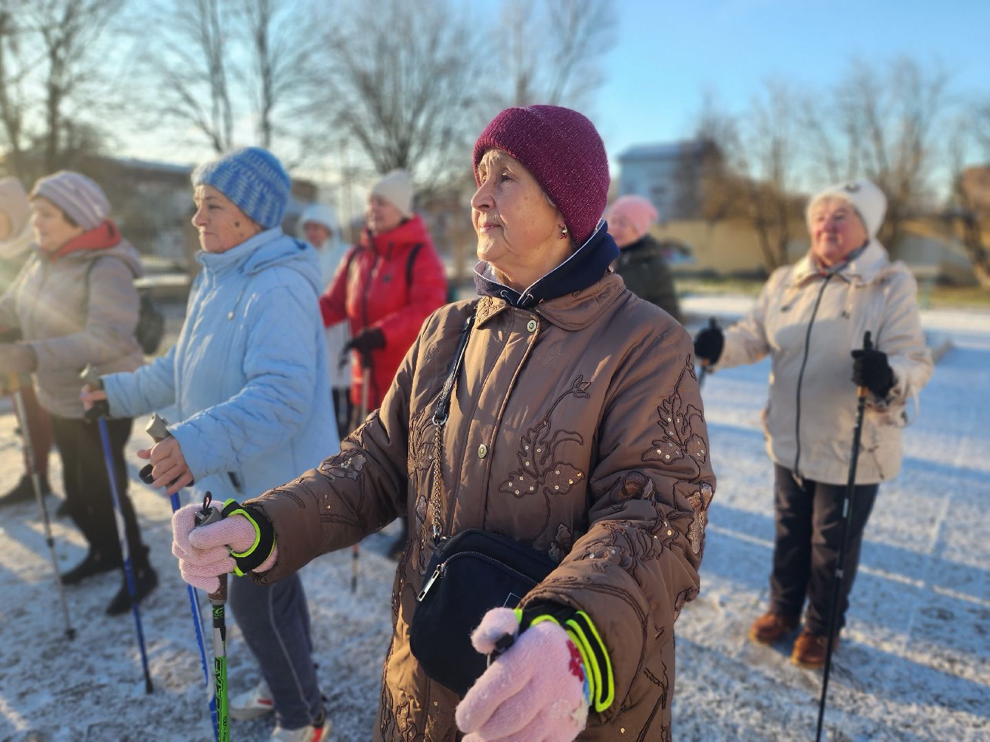 активное долголетие, северная ходьба, серебряный возраст, руза, рузский городской округ, московская область, подмосковье,