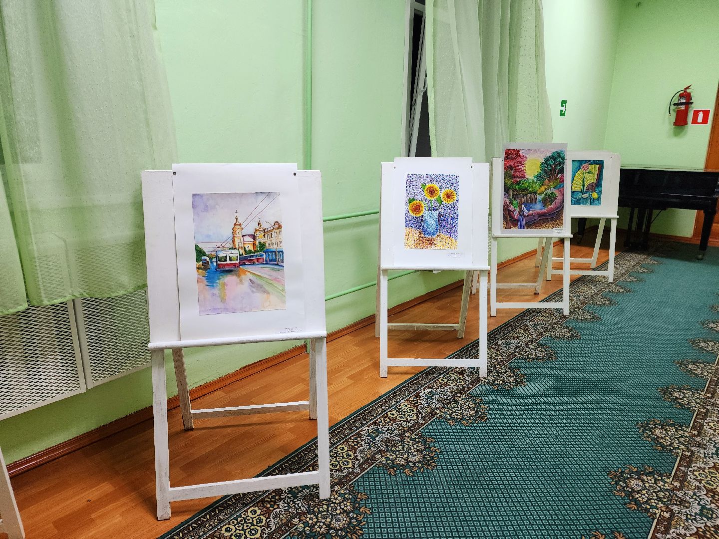 шатура, дмитровский погост, школа искусств, выставка картин, день мамы, городской округ культура, картины,