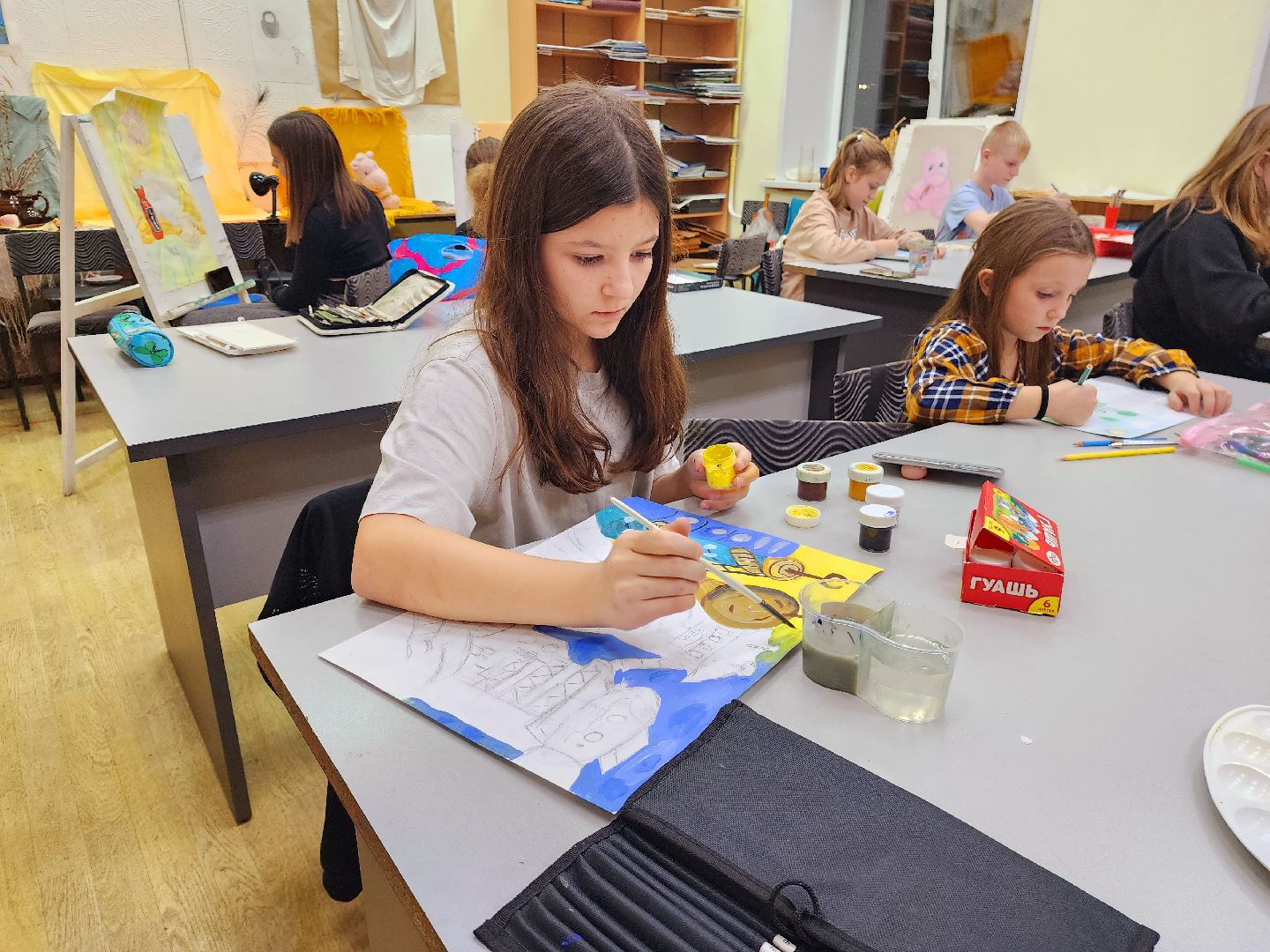 шатура, дмитровский погост, школа искусств, выставка картин, день мамы, городской округ культура, картины,