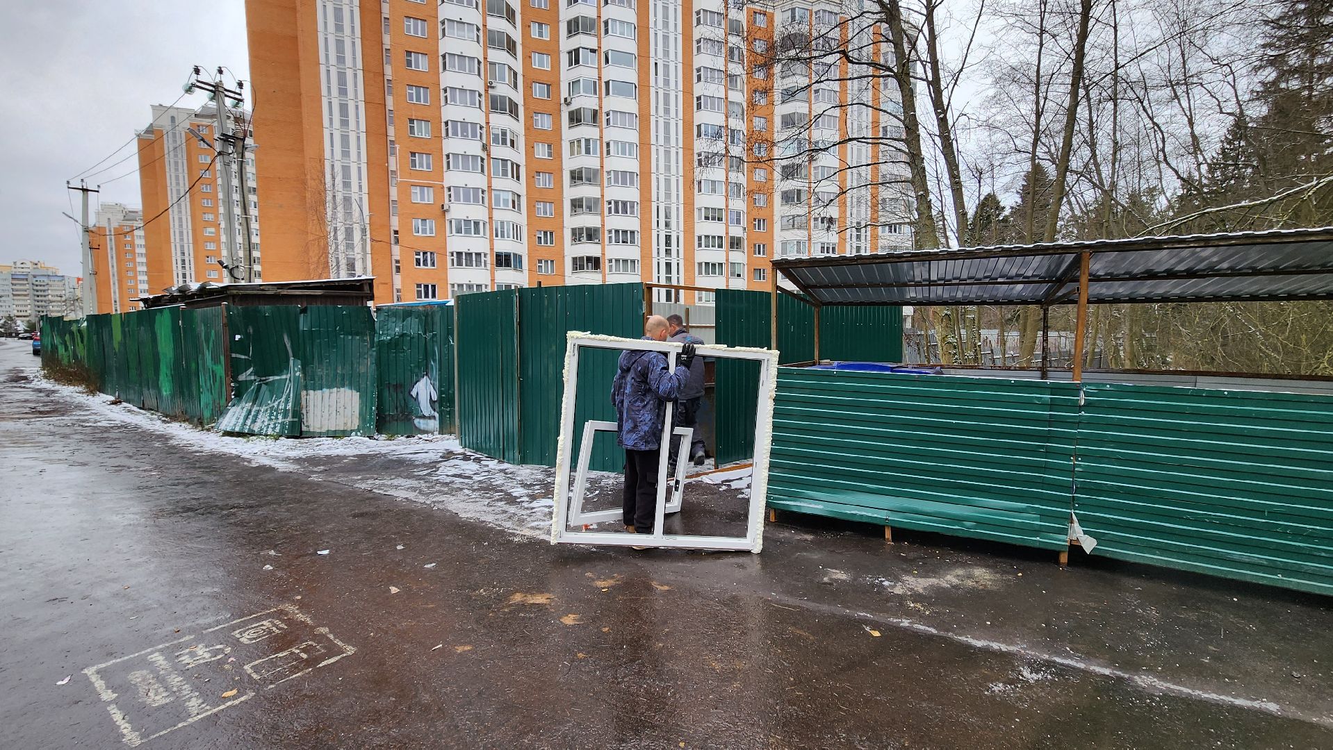 Солнечногорск, Голубое, ЖКХ, мусор, контейнерная площадка,