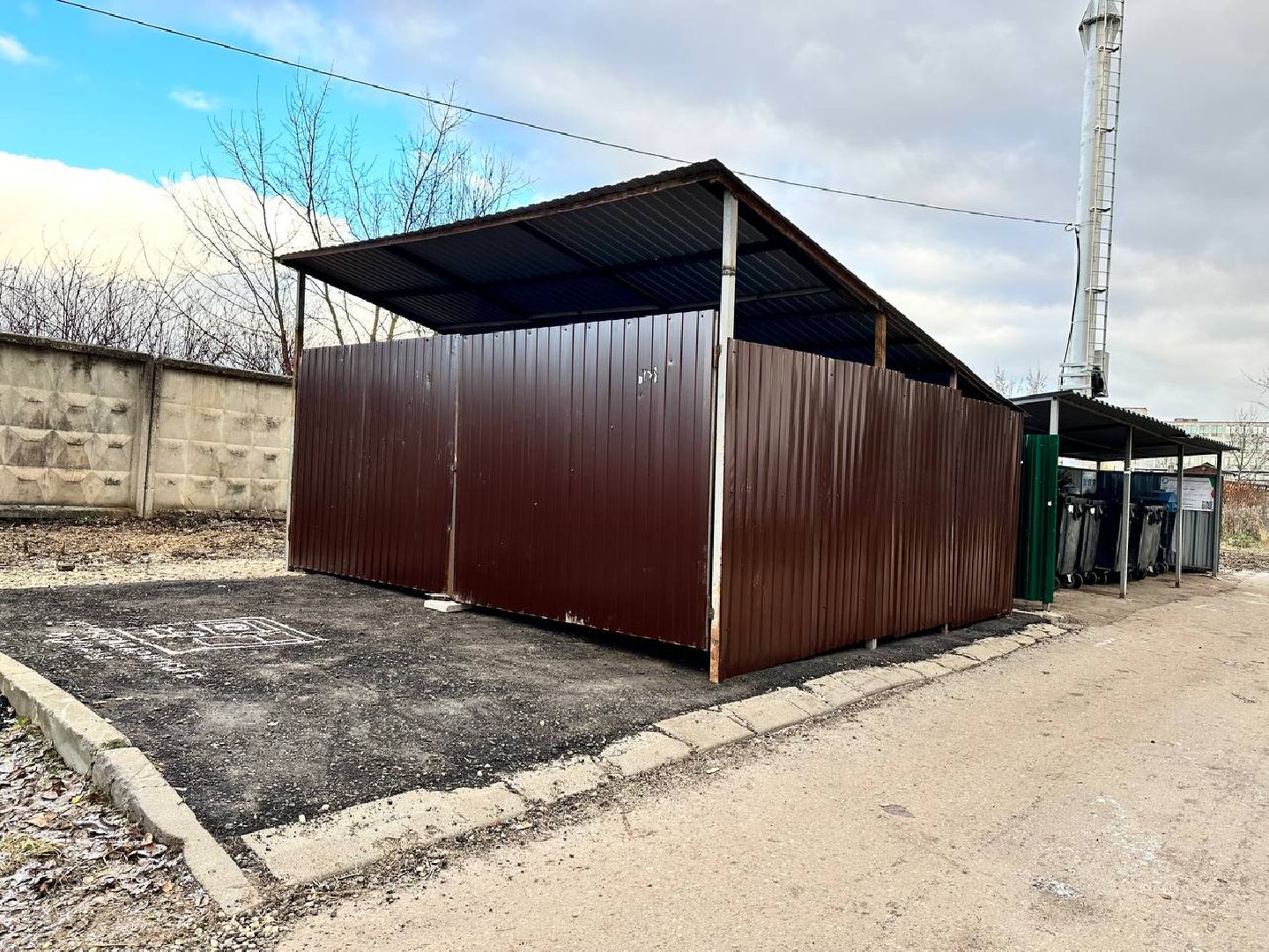 мусорные контейнеры, мусорные площадки, Апрелевка,