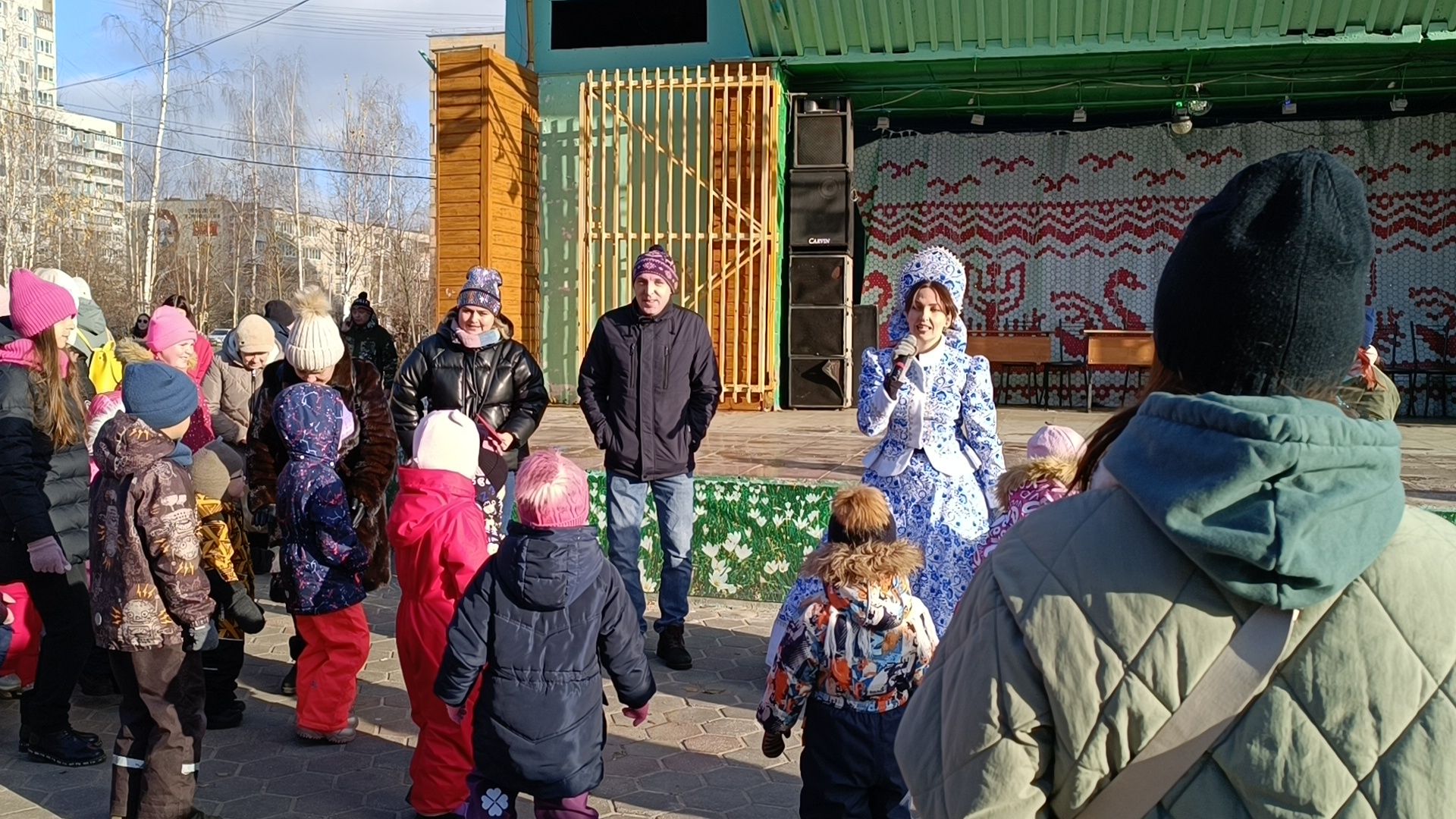 парк, дед мороз, культура, лобня,