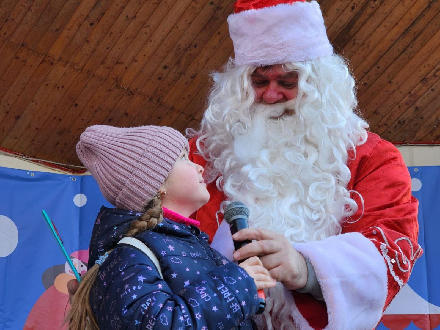 дед мороз, день рождения, зима в подмосковье, видное, праздник,
