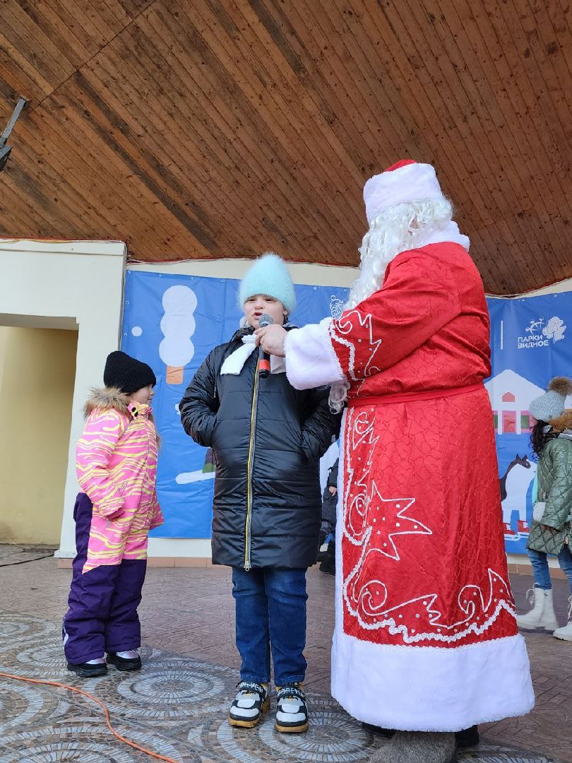 дед мороз, день рождения, зима в подмосковье, видное, праздник,