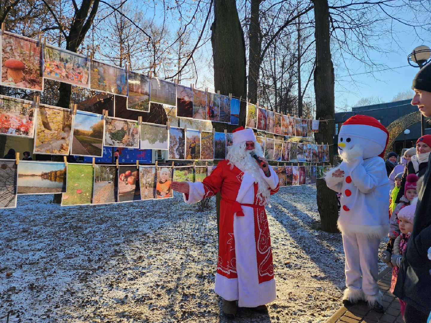 дед мороз, день рождения, зима в подмосковье, видное, праздник,