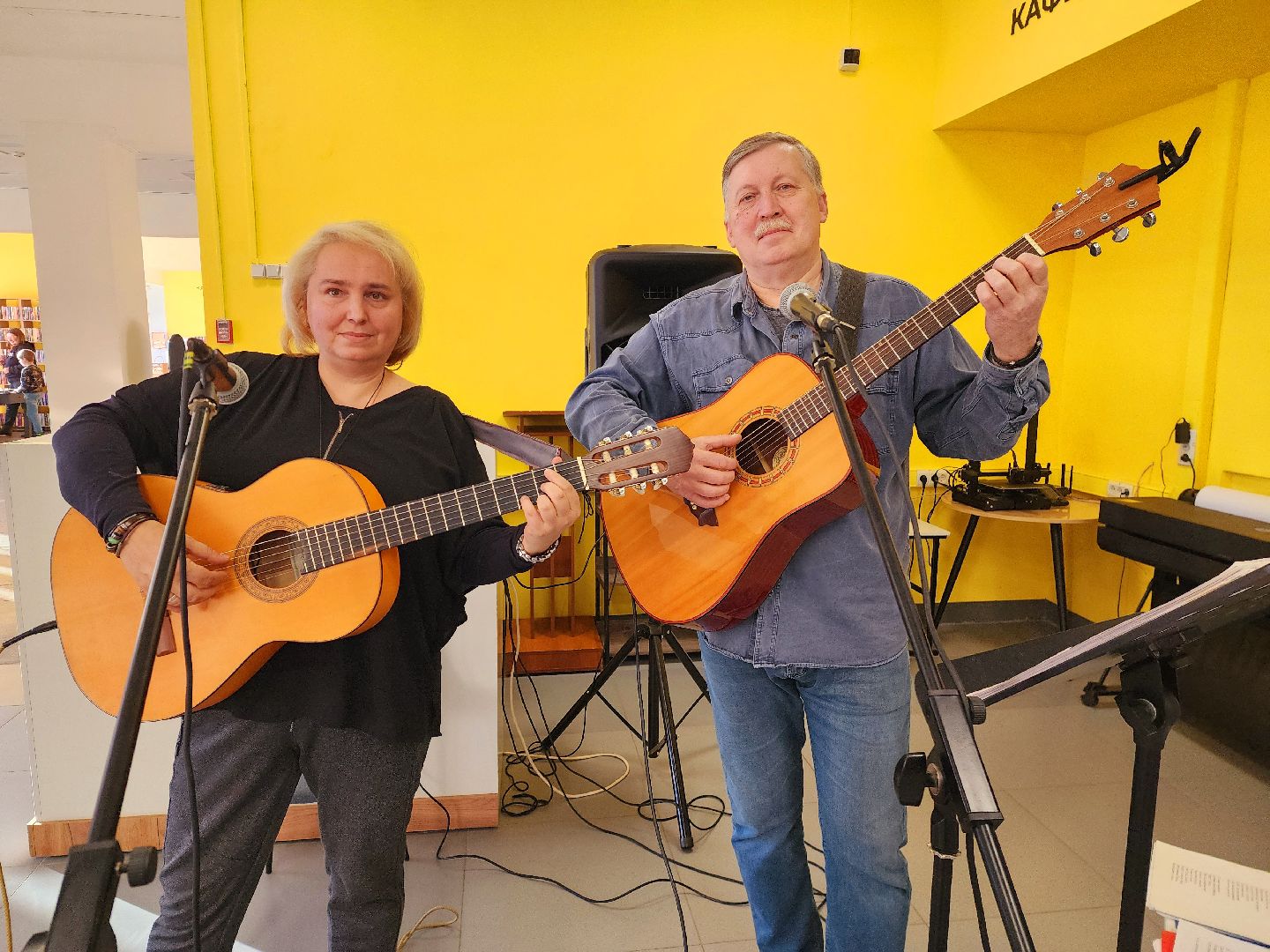 шатура, москва, бардовская песня, авторская песня, барды, библиотека, широкоглазаов, шапкина, городской округ культура,