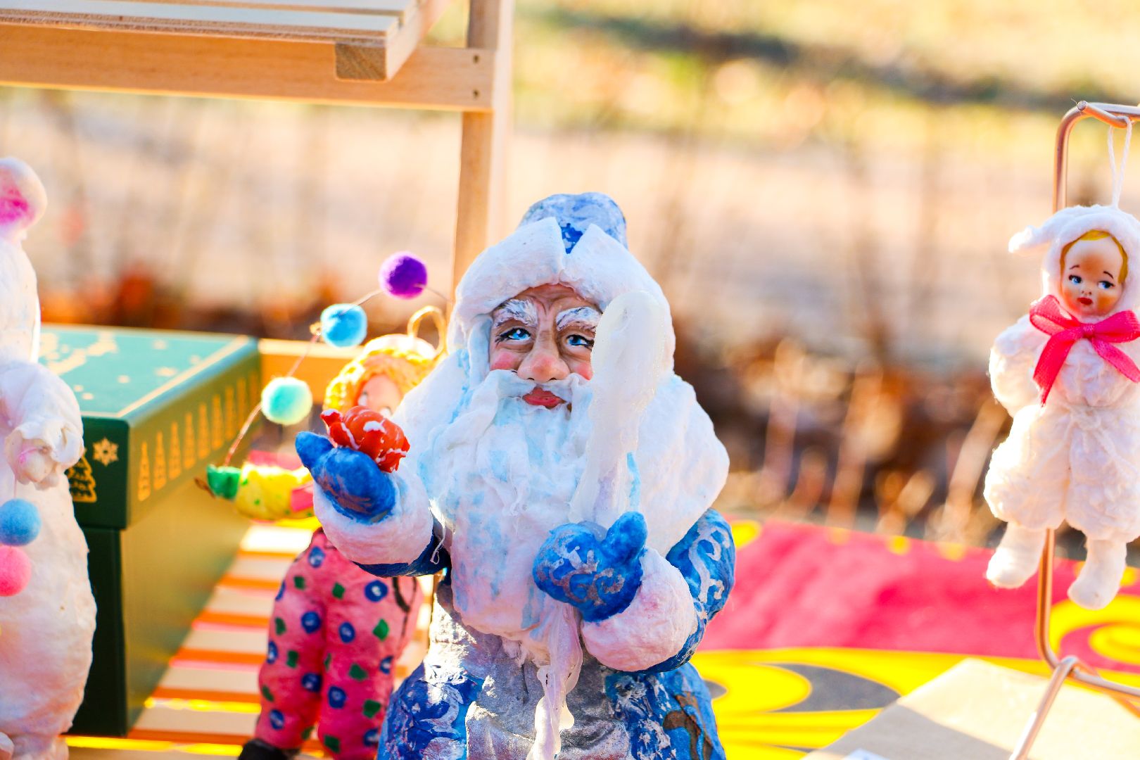 парк Крестов Брод, Рошаль, зима в Подмосковье, день рождения деда мороза,ДК Косякова,