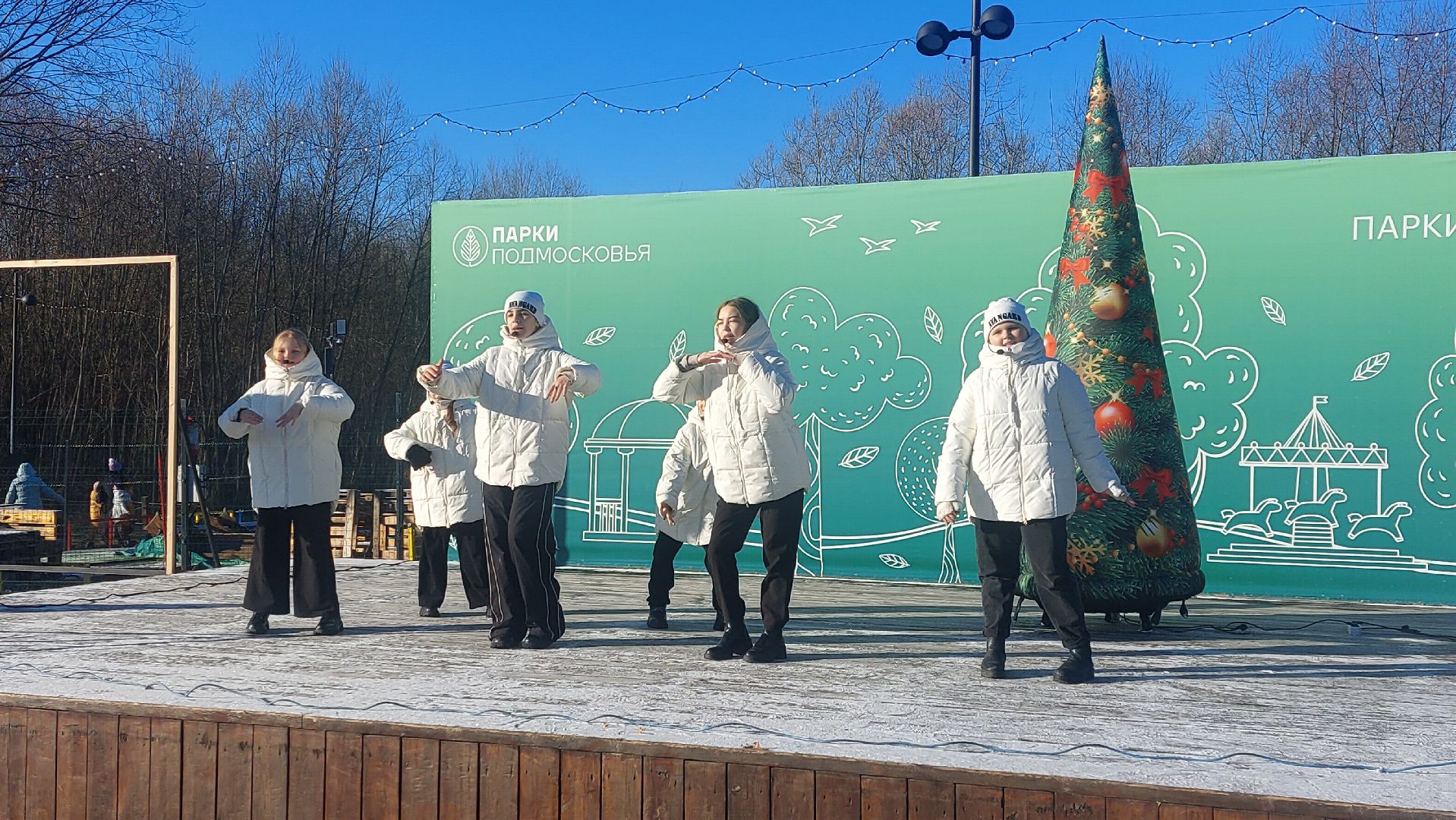 культура подмосковья, день рождения деда мороза, зима в подмосковье, город чехов, Дети,