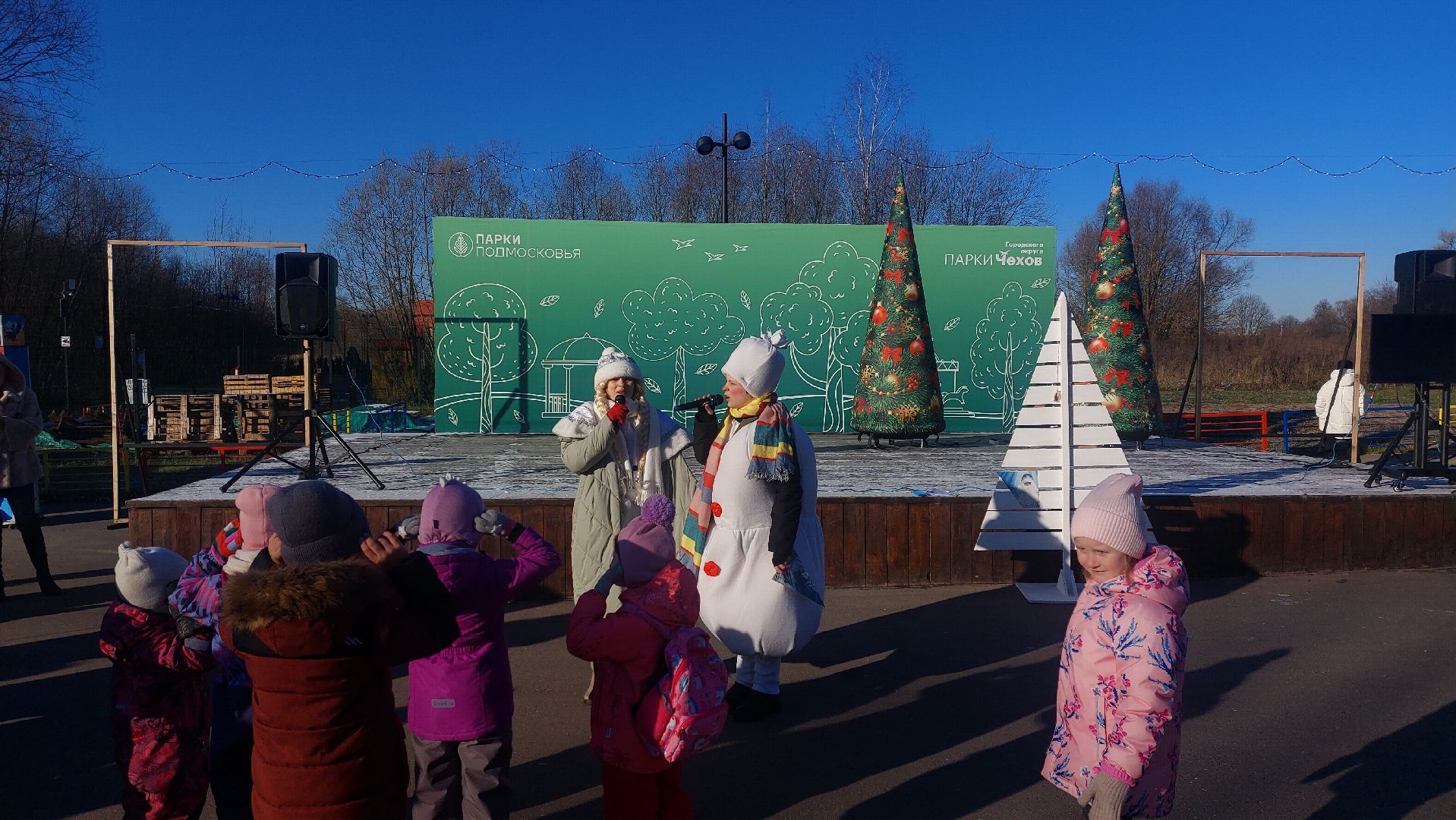 культура подмосковья, день рождения деда мороза, зима в подмосковье, город чехов, Дети,