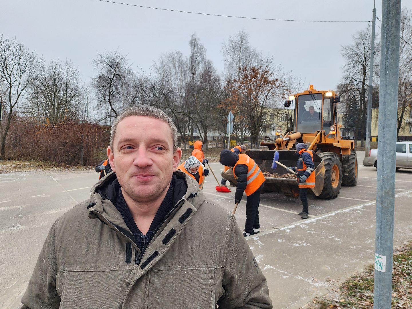 серпухов, дороги, уборка дорог, комбинат благоустройства, листва,