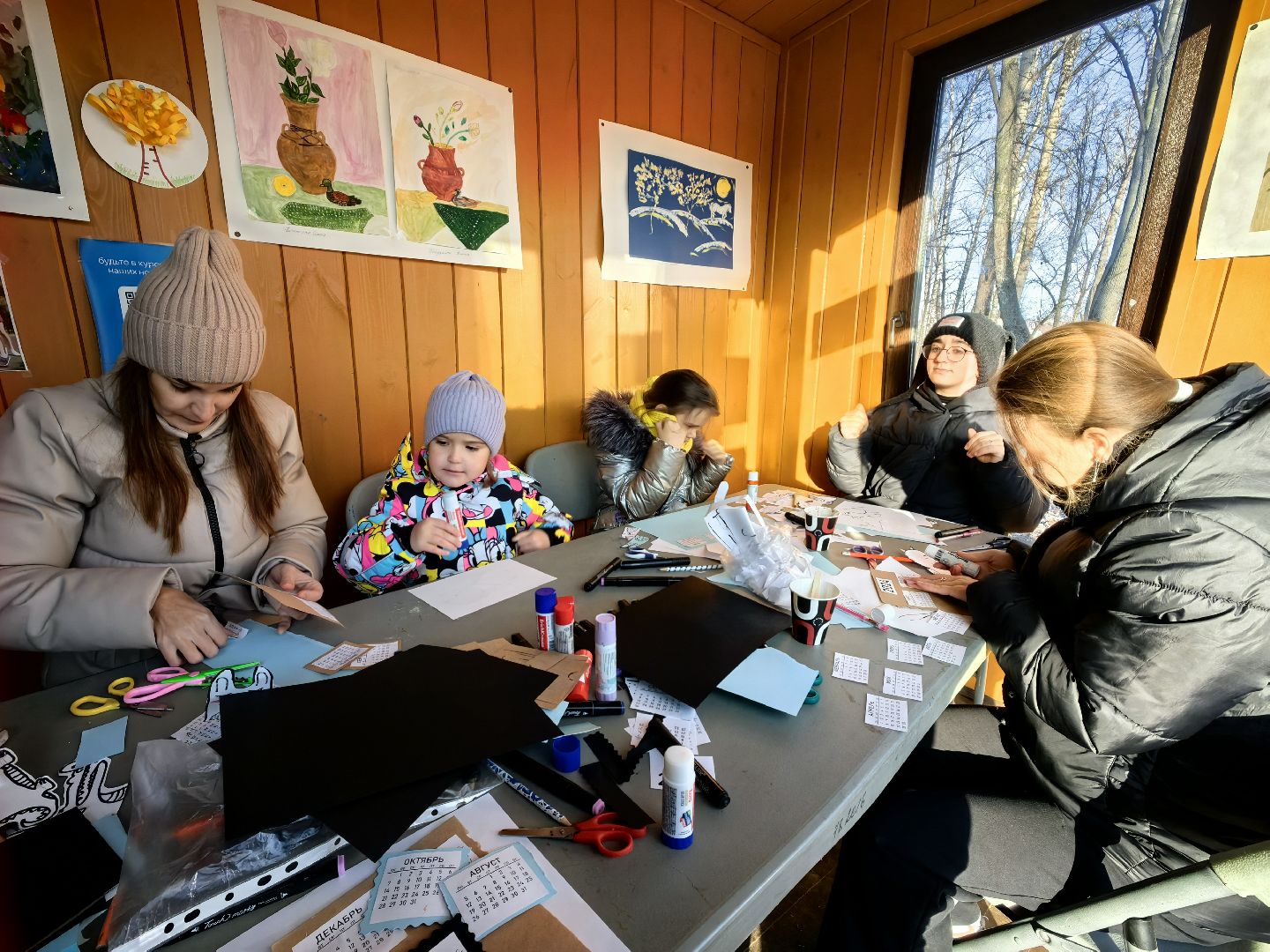 мастер-класс, календарь, парк, дети, дракон, заяц,