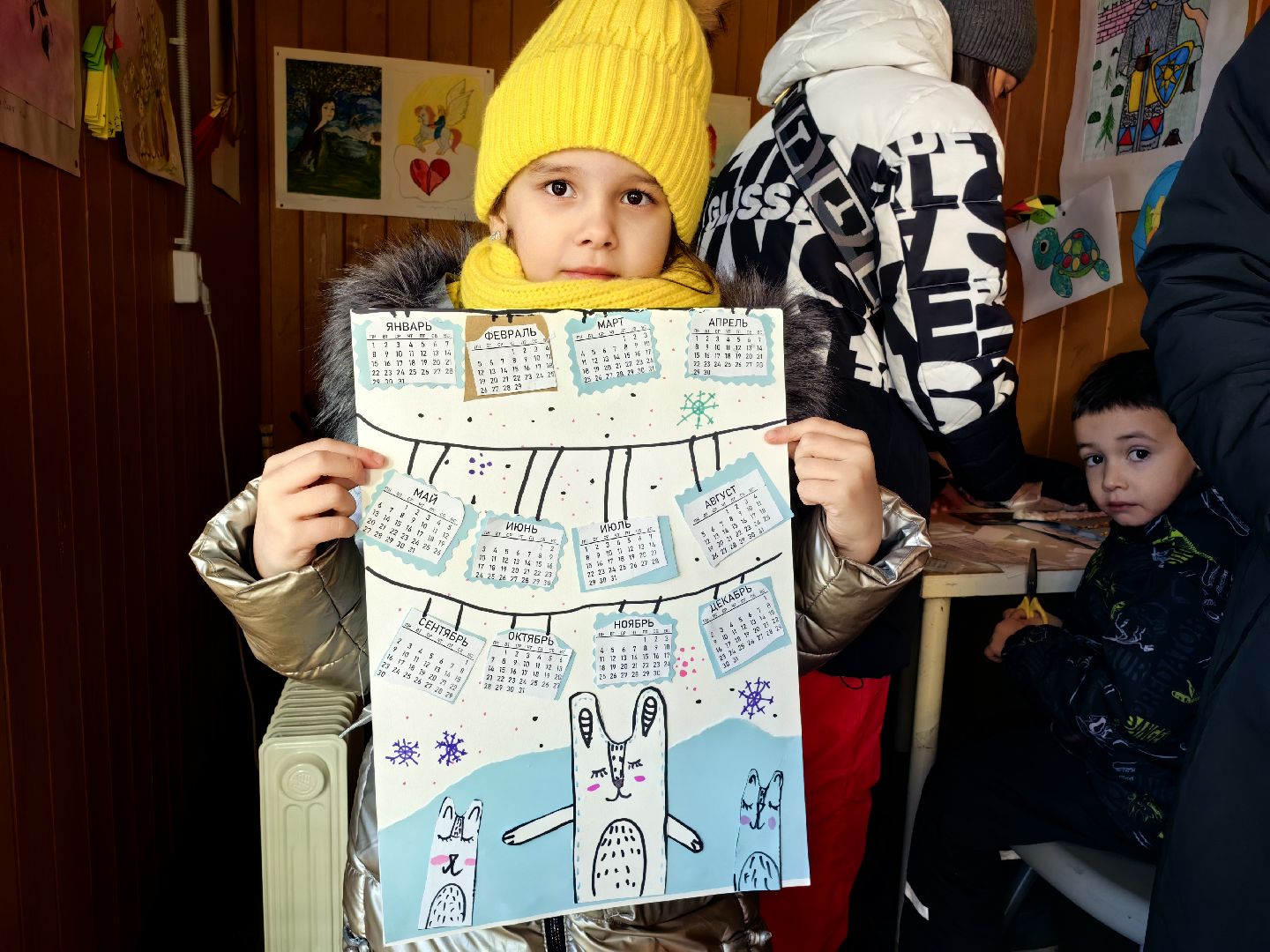 мастер-класс, календарь, парк, дети, дракон, заяц,