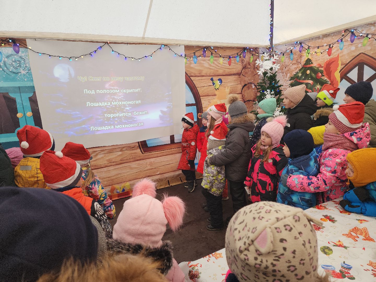 кашира, городской парк, день рождения, дед мороз, почта деда мороза, праздник, письмо,