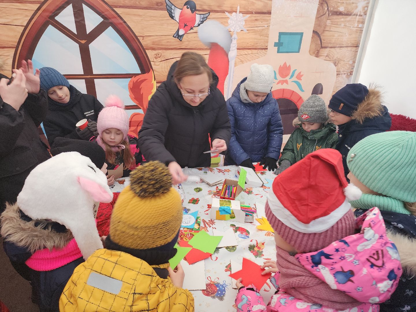 кашира, городской парк, день рождения, дед мороз, почта деда мороза, праздник, письмо,