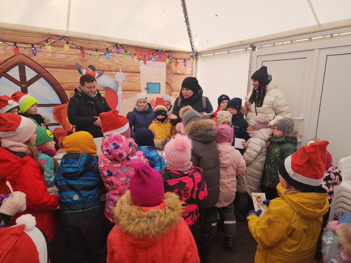 кашира, городской парк, день рождения, дед мороз, почта деда мороза, праздник, письмо,