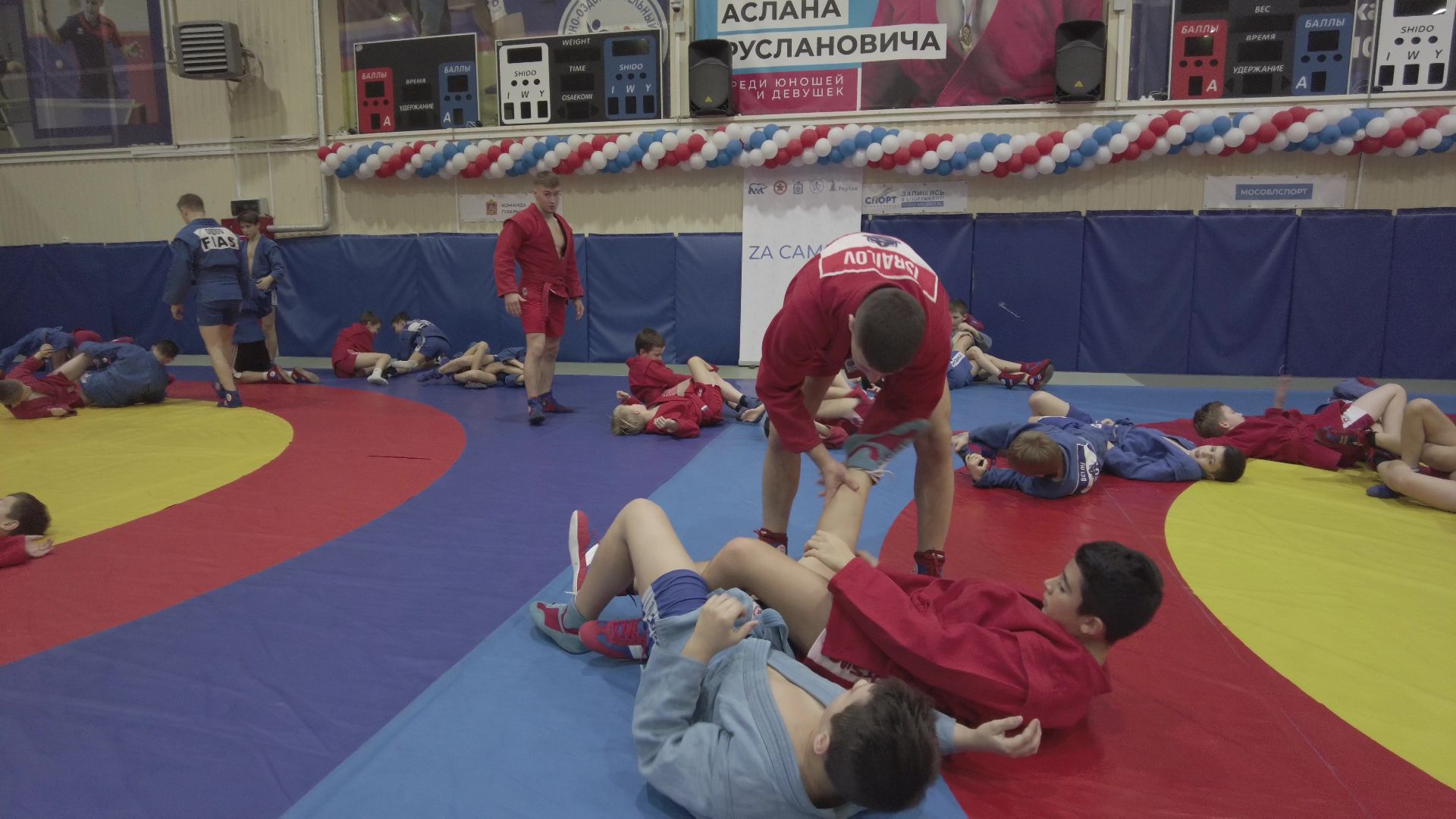 Реутов, спорт, самбо, мастер-класс, тренировка, Вадим Дедов, Алексей Зайцев,