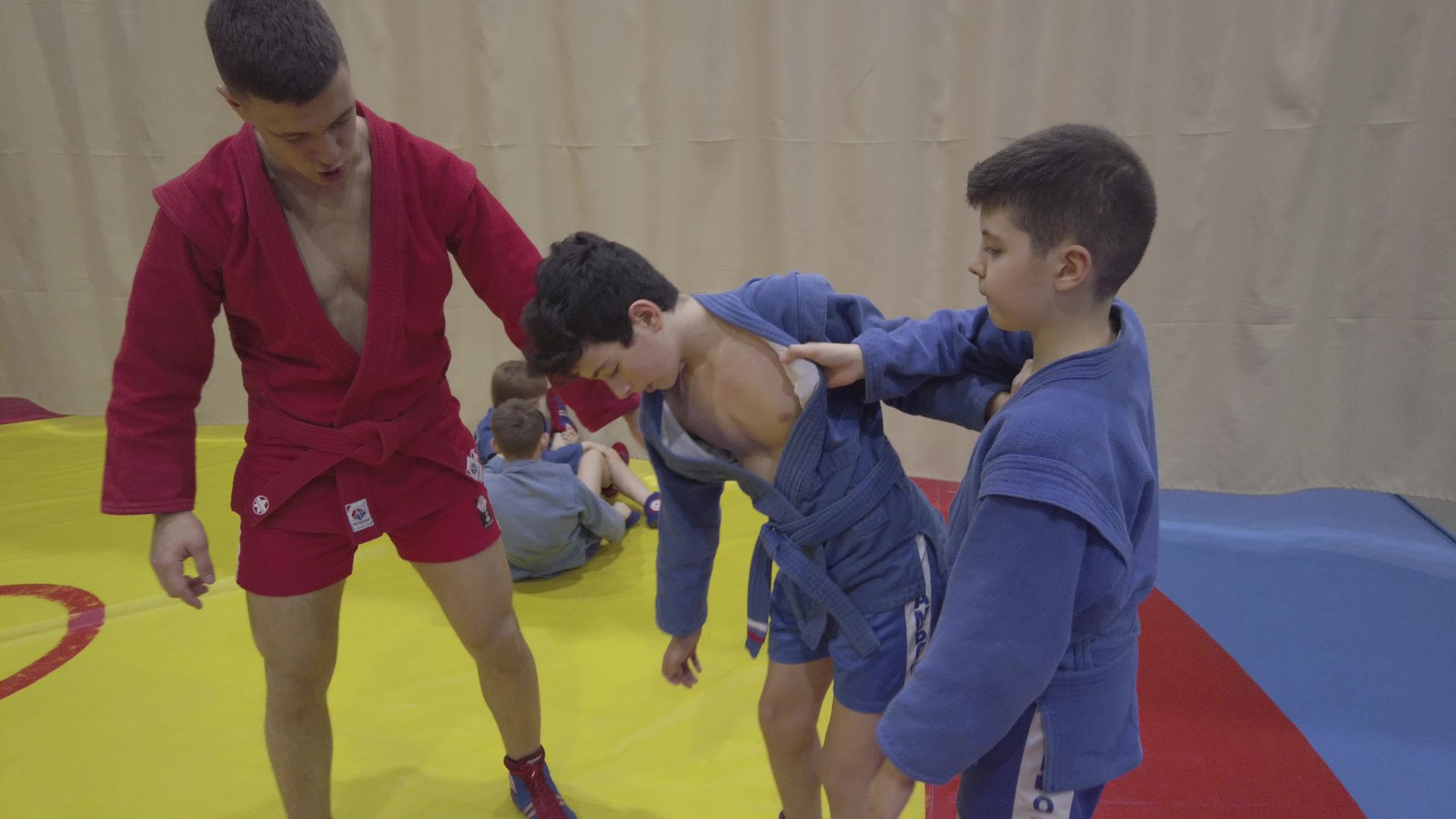 Реутов, спорт, самбо, мастер-класс, тренировка, Вадим Дедов, Алексей Зайцев,