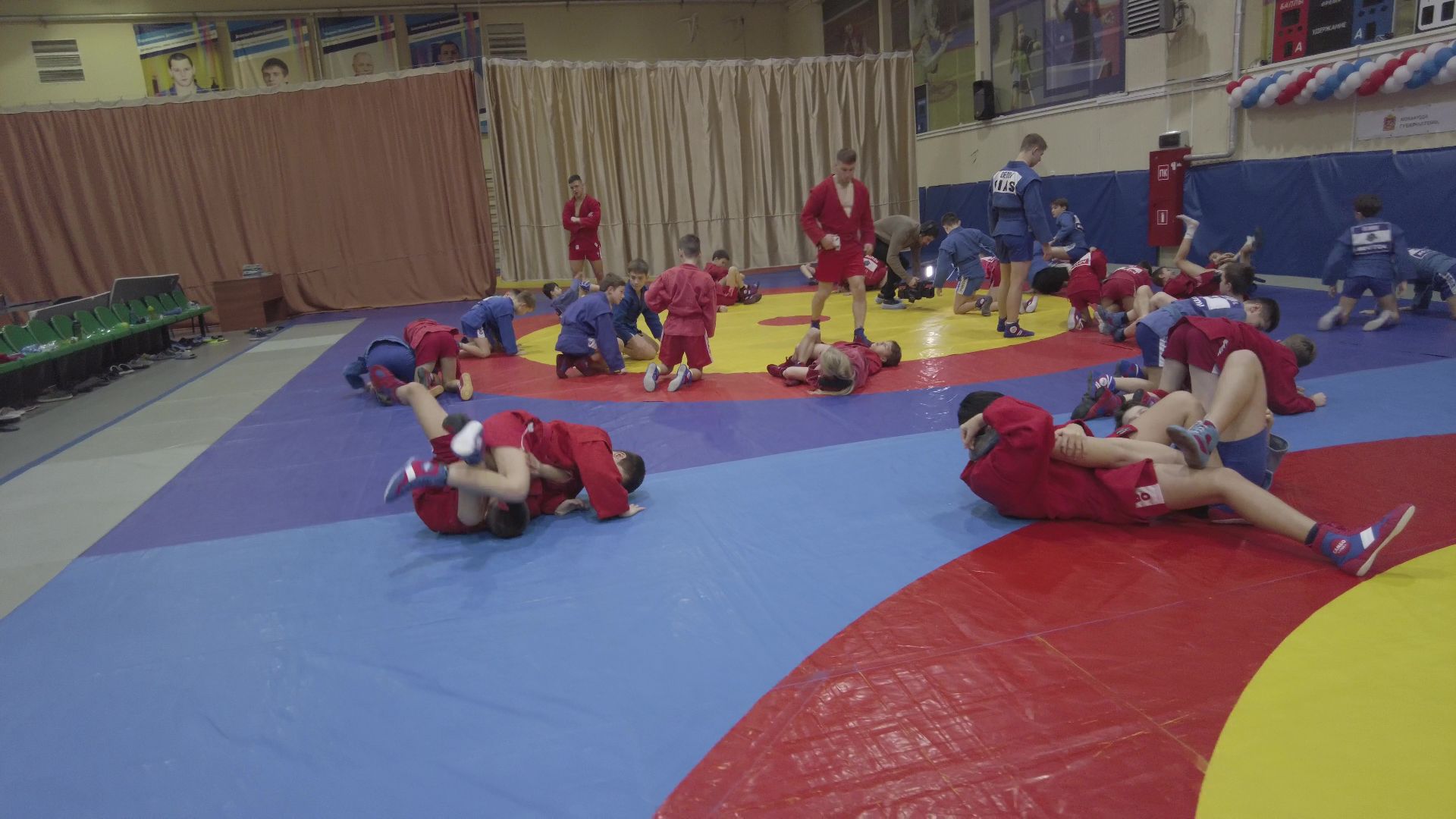 Реутов, спорт, самбо, мастер-класс, тренировка, Вадим Дедов, Алексей Зайцев,