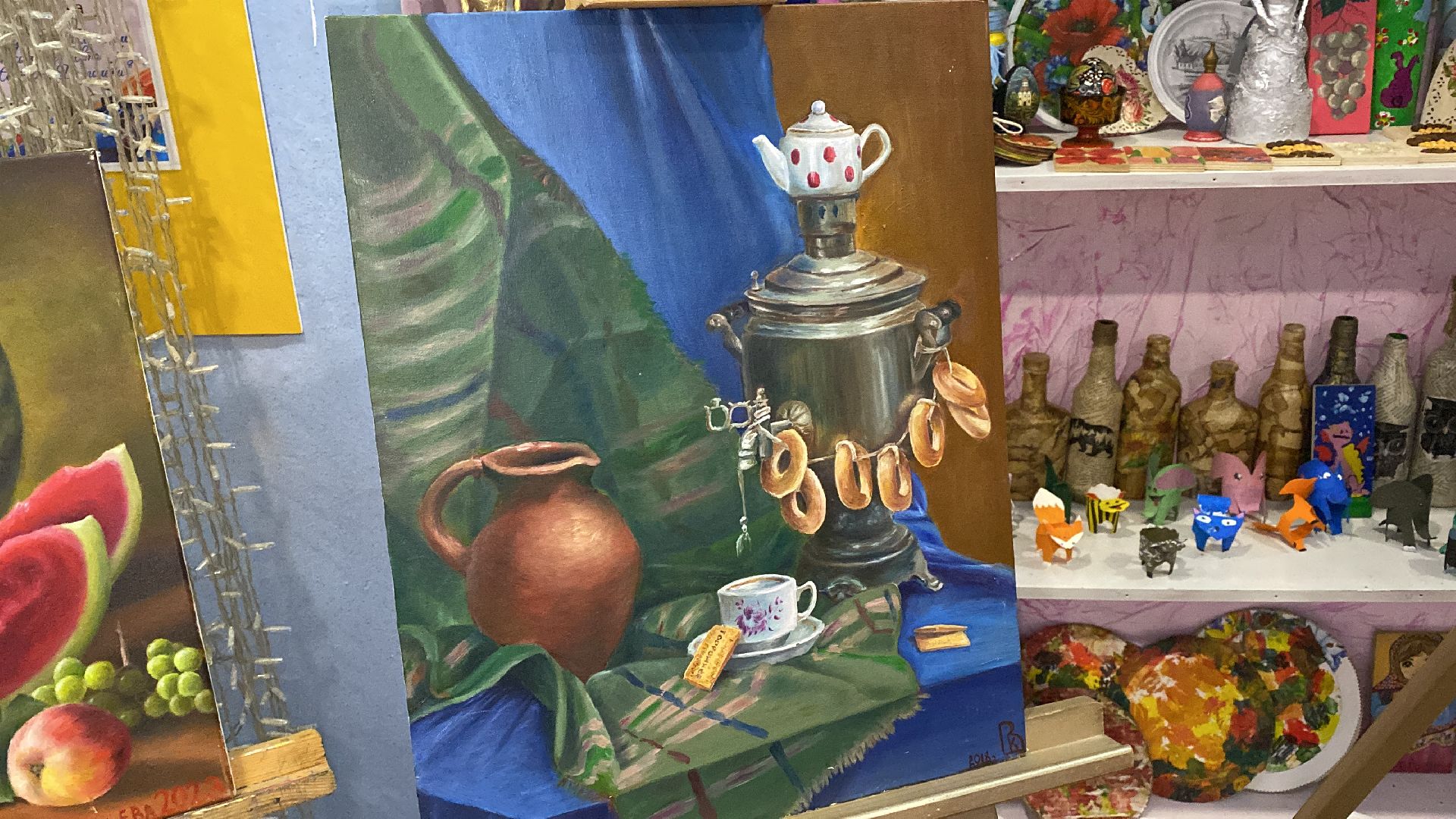 волоколамск, художники, живописцы, выставка, дом культуры, мероприятие, картина, картины,