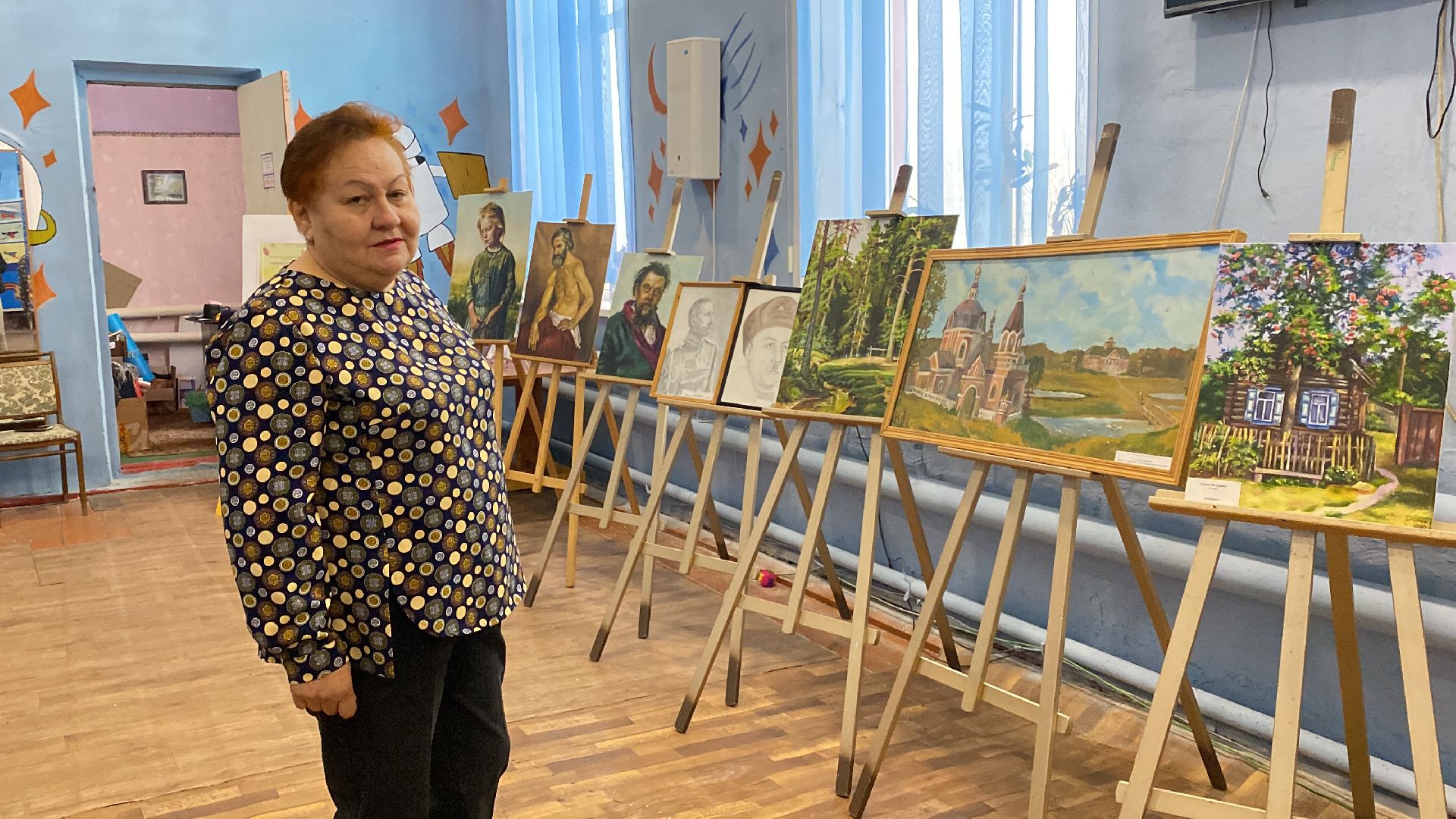 волоколамск, художники, живописцы, выставка, дом культуры, мероприятие, картина, картины,