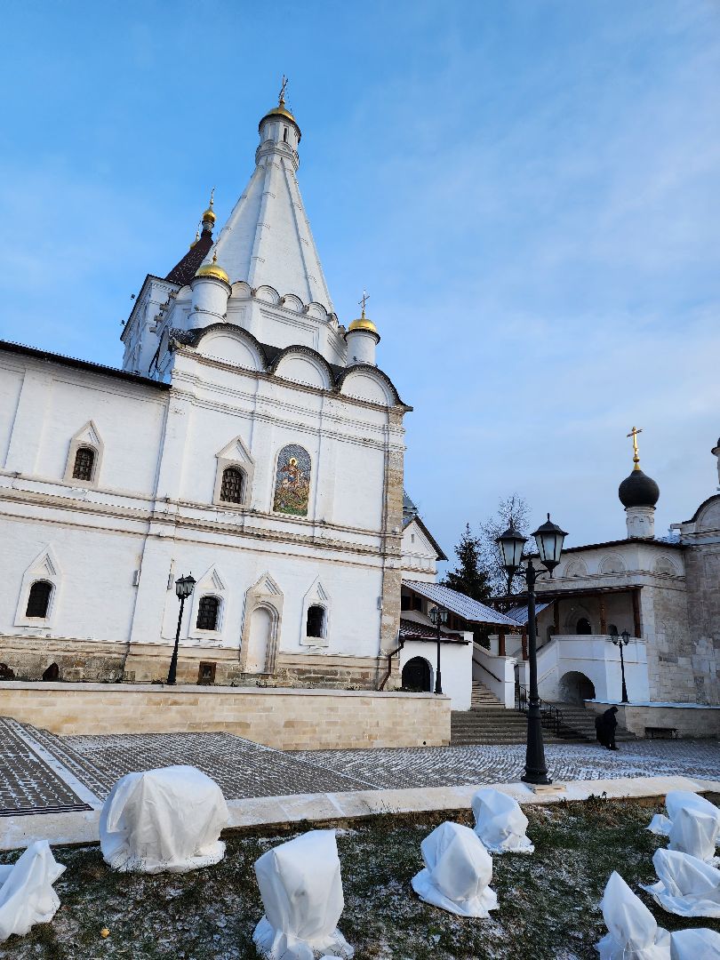 серпухов, подмосковье, женский монастырь, подготовка к зиме,