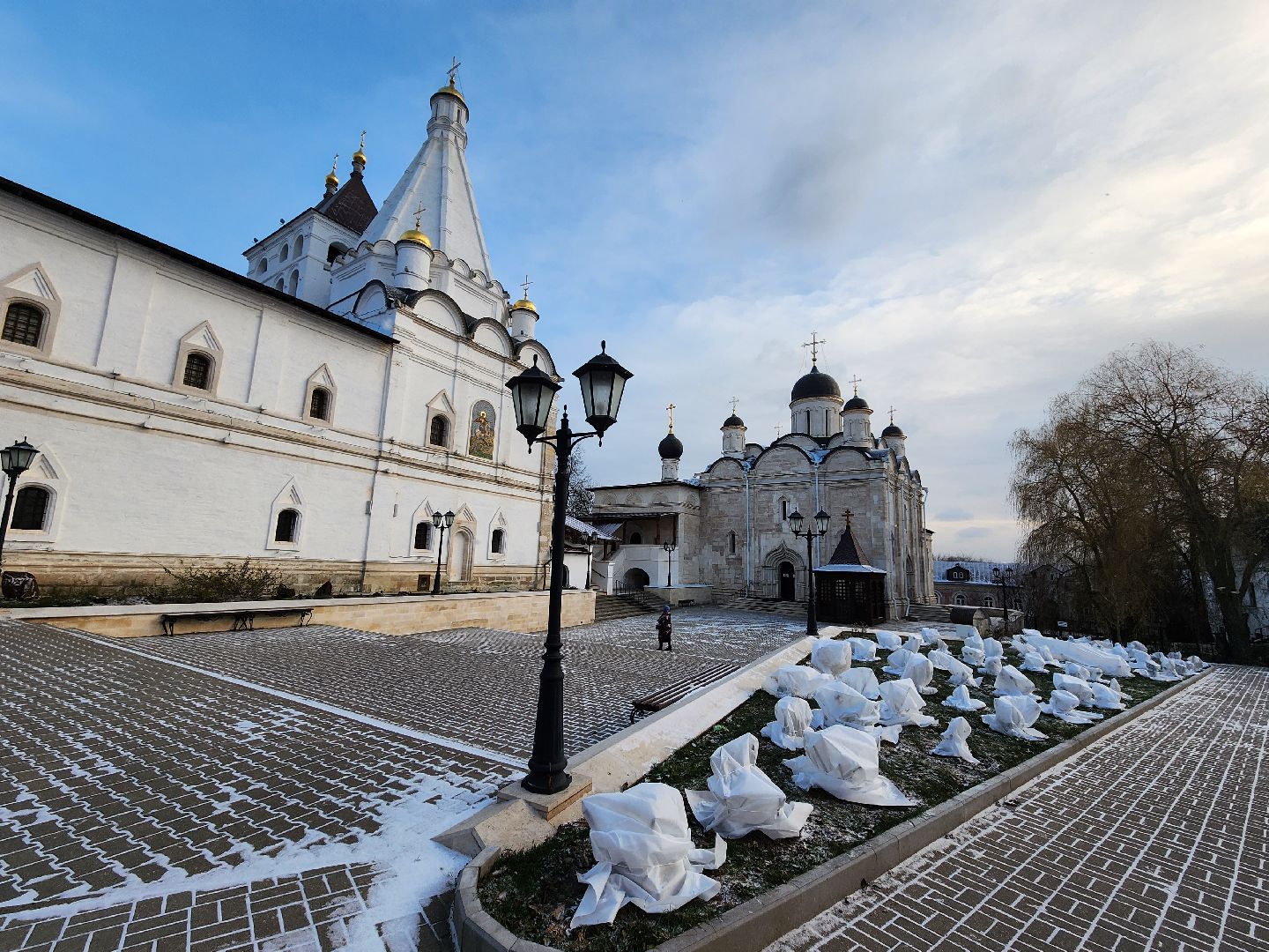 серпухов, подмосковье, женский монастырь, подготовка к зиме,