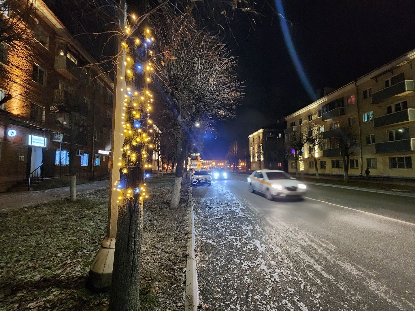 серпухов, подмосковье, советская улица, иллюминация, новый год,