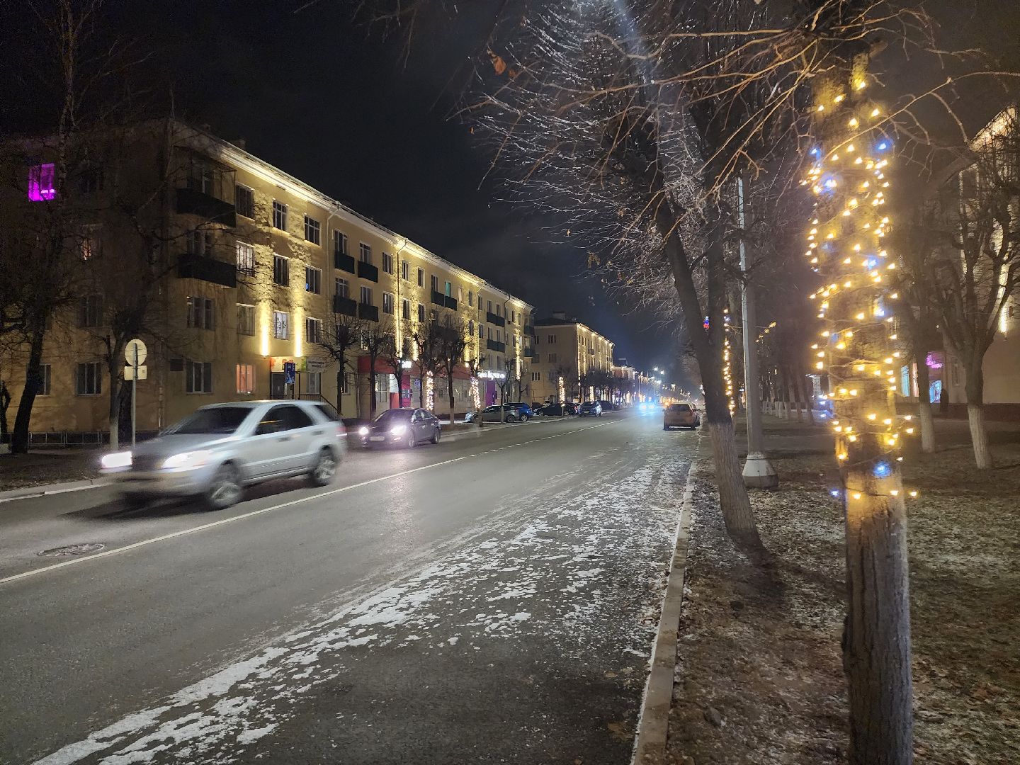 серпухов, подмосковье, советская улица, иллюминация, новый год,