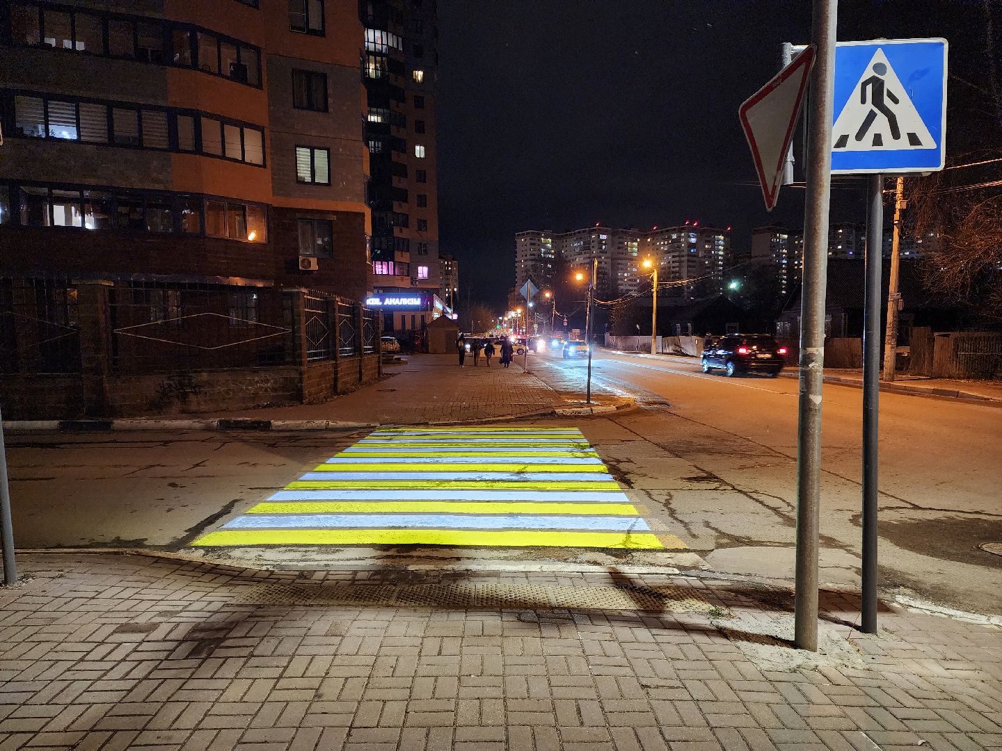 раменское, дороги, пешеходный переход, светящаяся разметка,